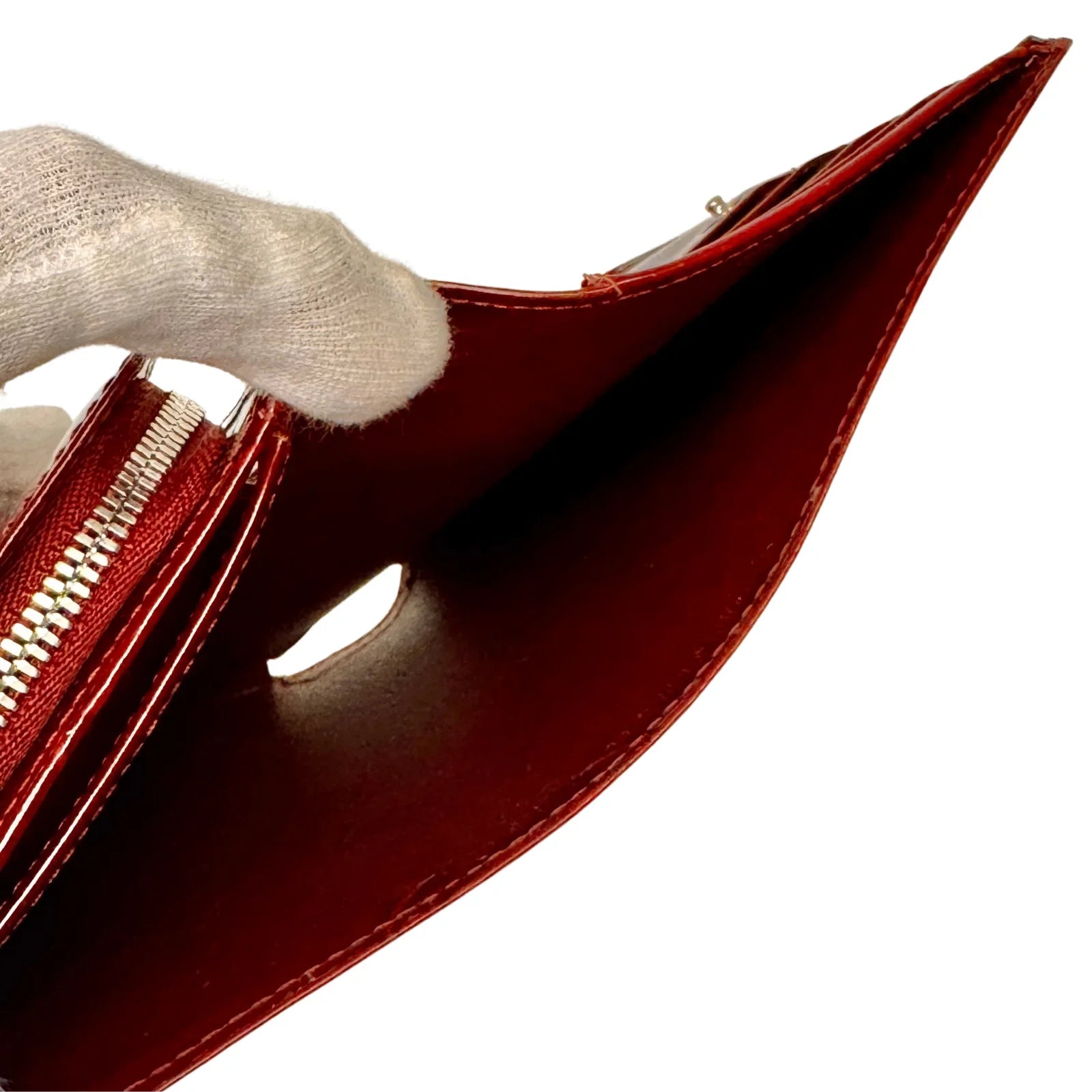 Cartier Long Leather Wallet Deep Red - Lost Designer