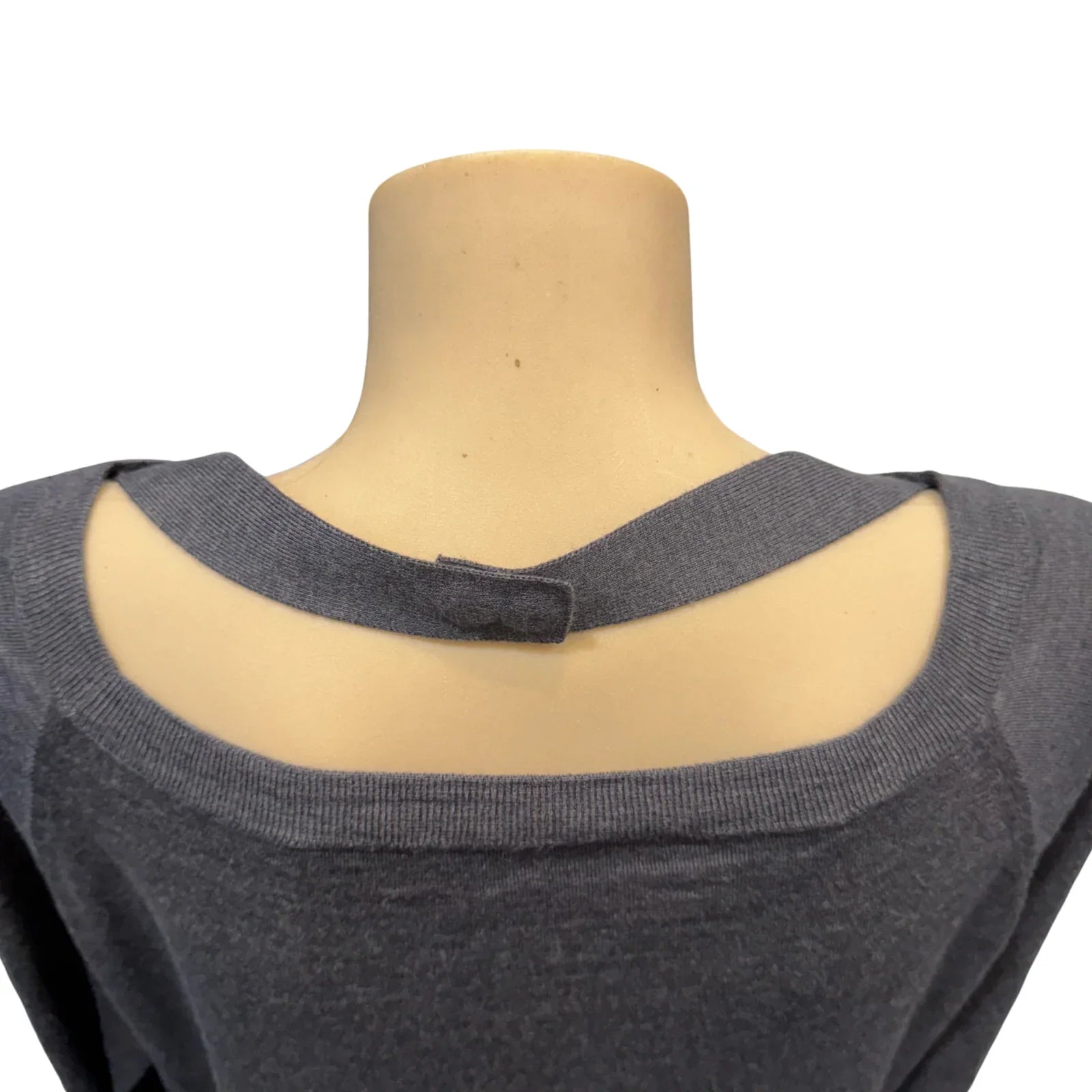 Prada Virgin Wool Relaxed Knit Sweater Grey - Lost Designer