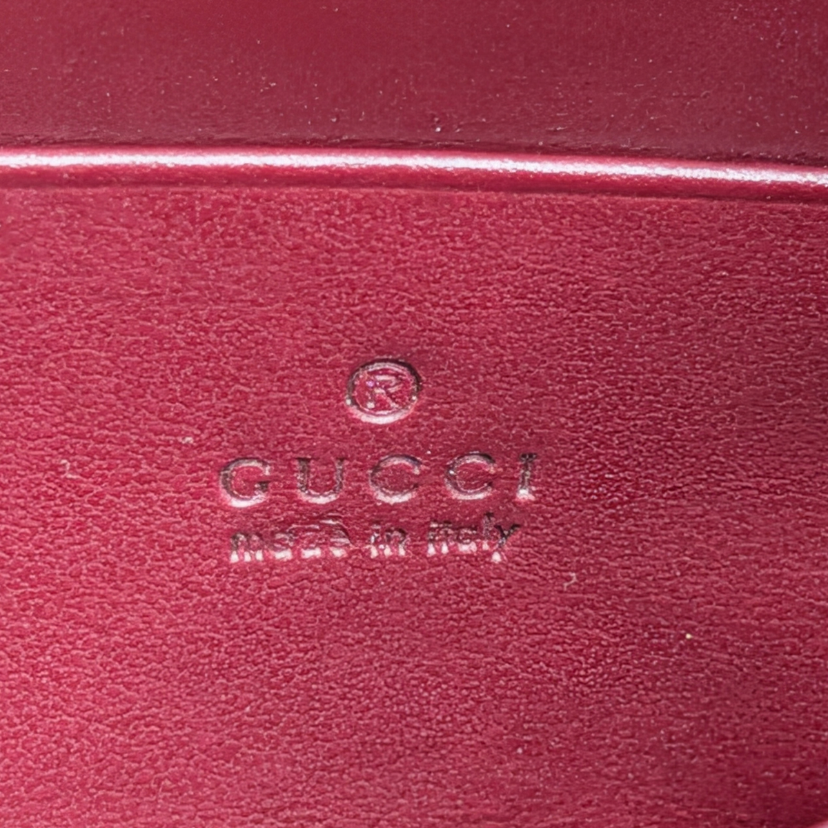 Gucci Marmont Small Wallet on Chain Bag Burgundy
