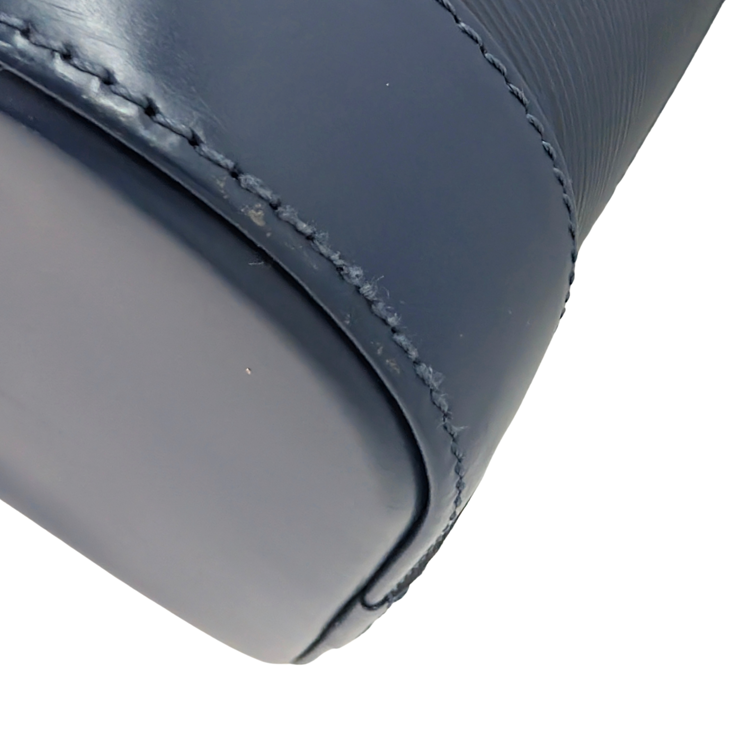 Louis Vuitton Alma GM Epi Leather Bag Navy Blue
