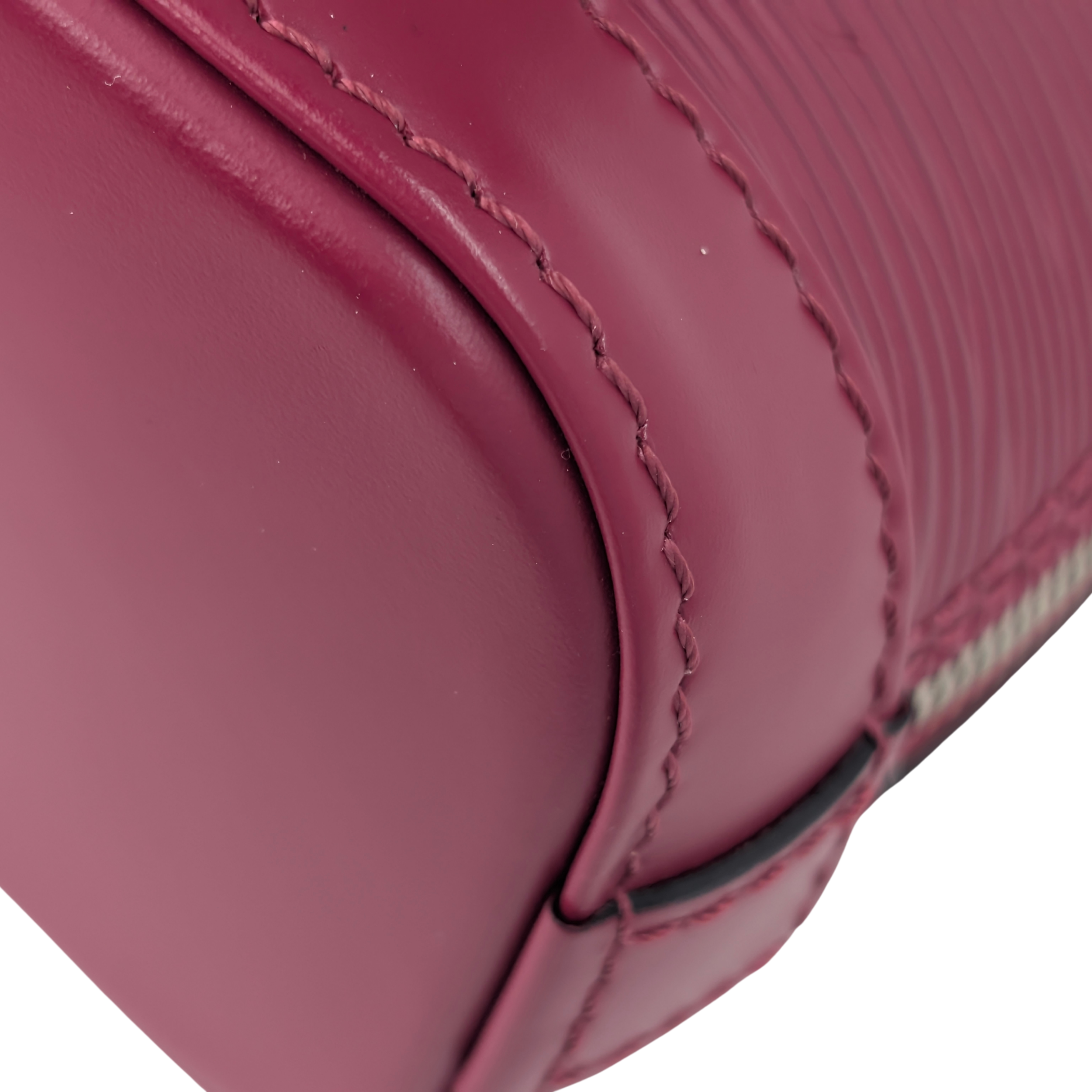 Louis Vuitton Alma Nano Epi Raspberry Red Bag