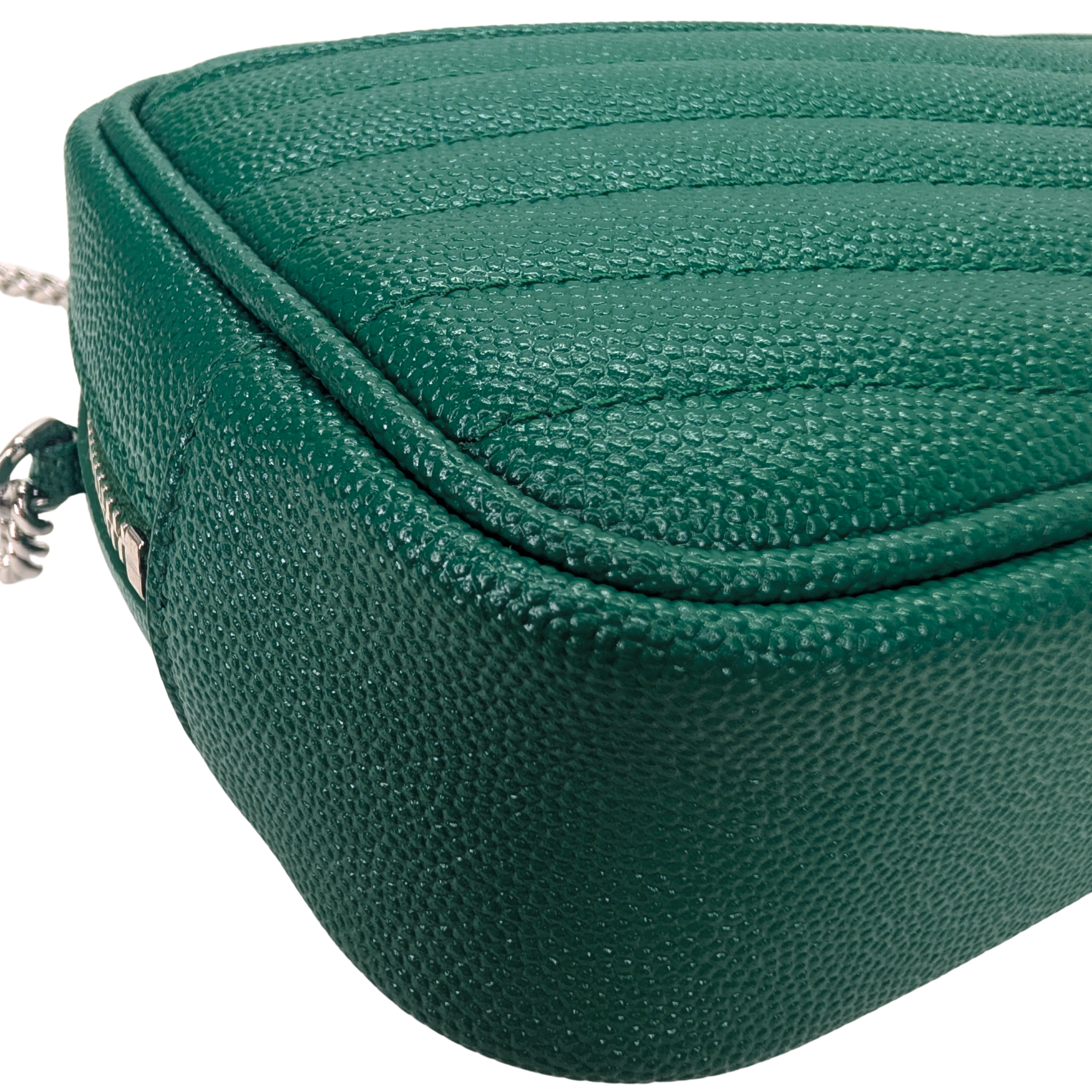 Saint Laurent Mini Lou Camera Bag Green