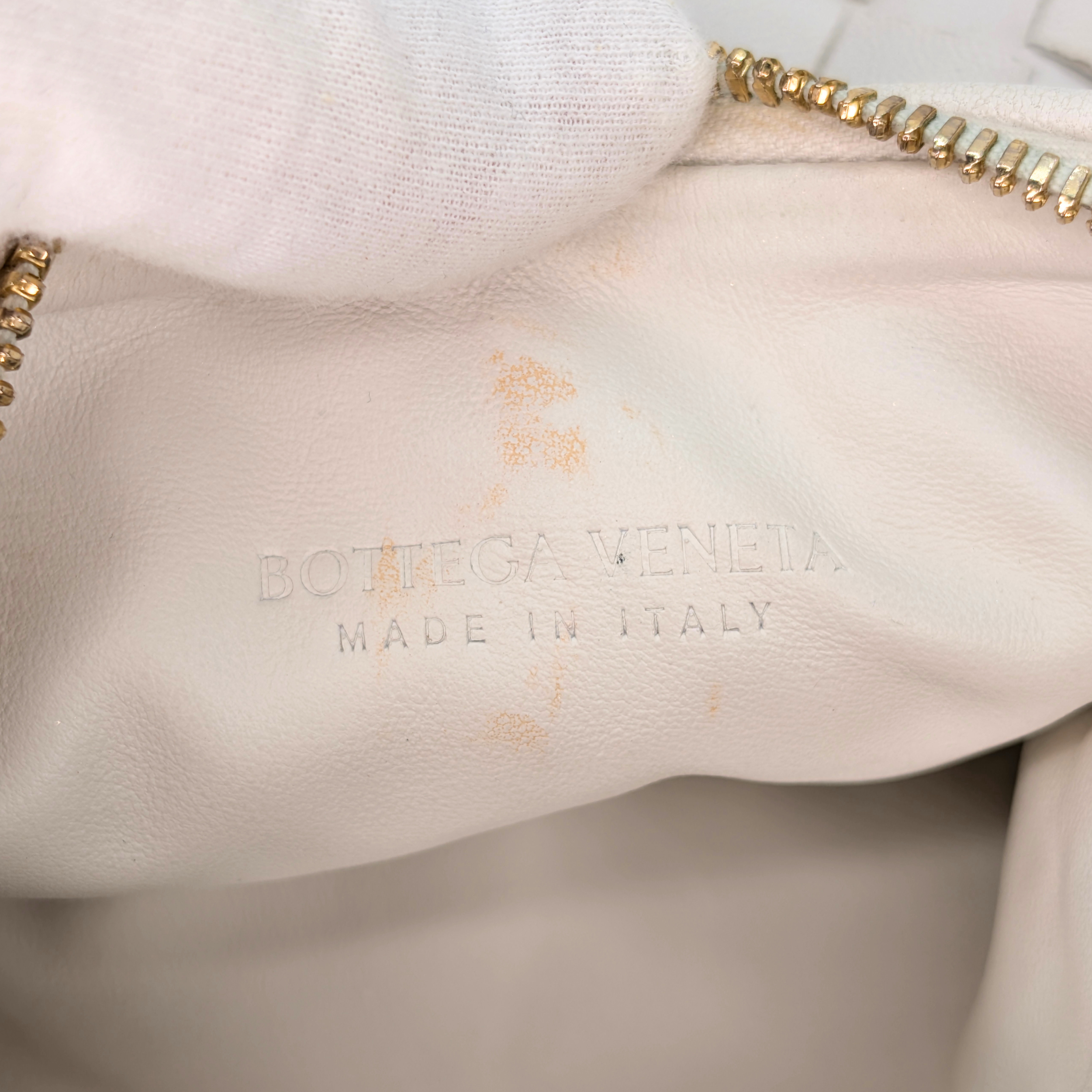 Bottega Veneta Mini Jodie Handbag White