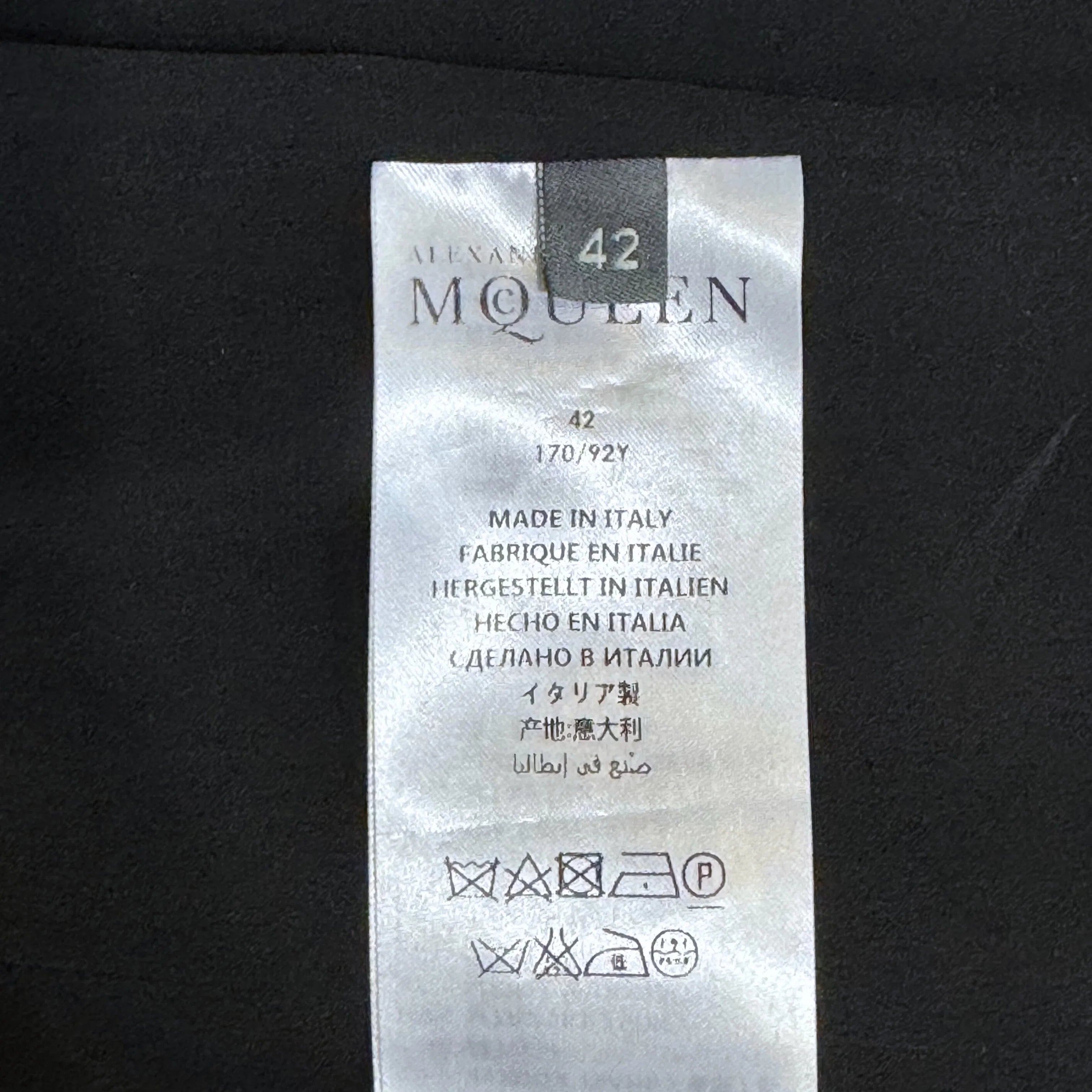 Alexander McQueen Silk Mini Dress Floral size 38 - Lost Designer