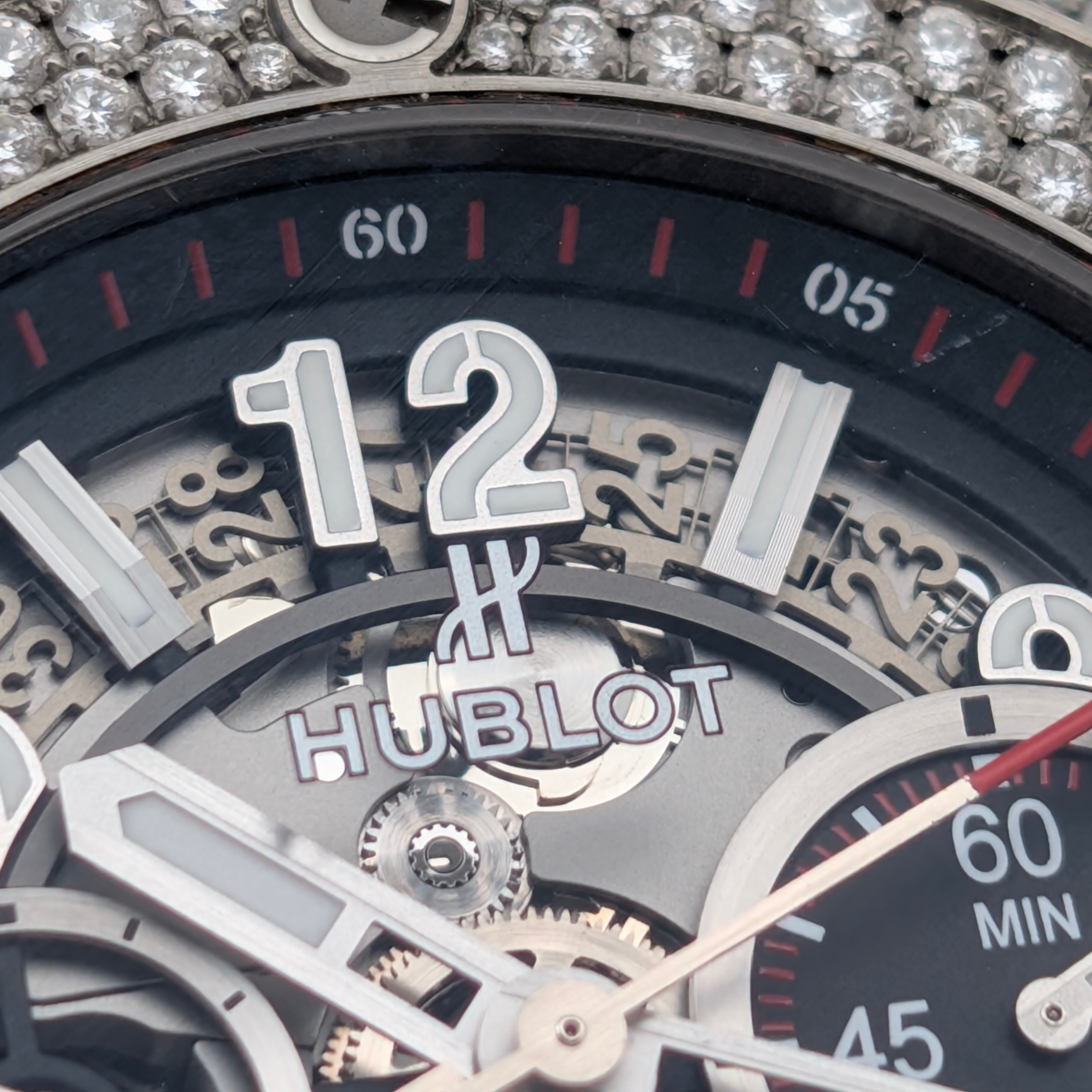 Hublot Big Bang Unico Titanium Pavé 411.NX.1170.RX.1704 Diamond