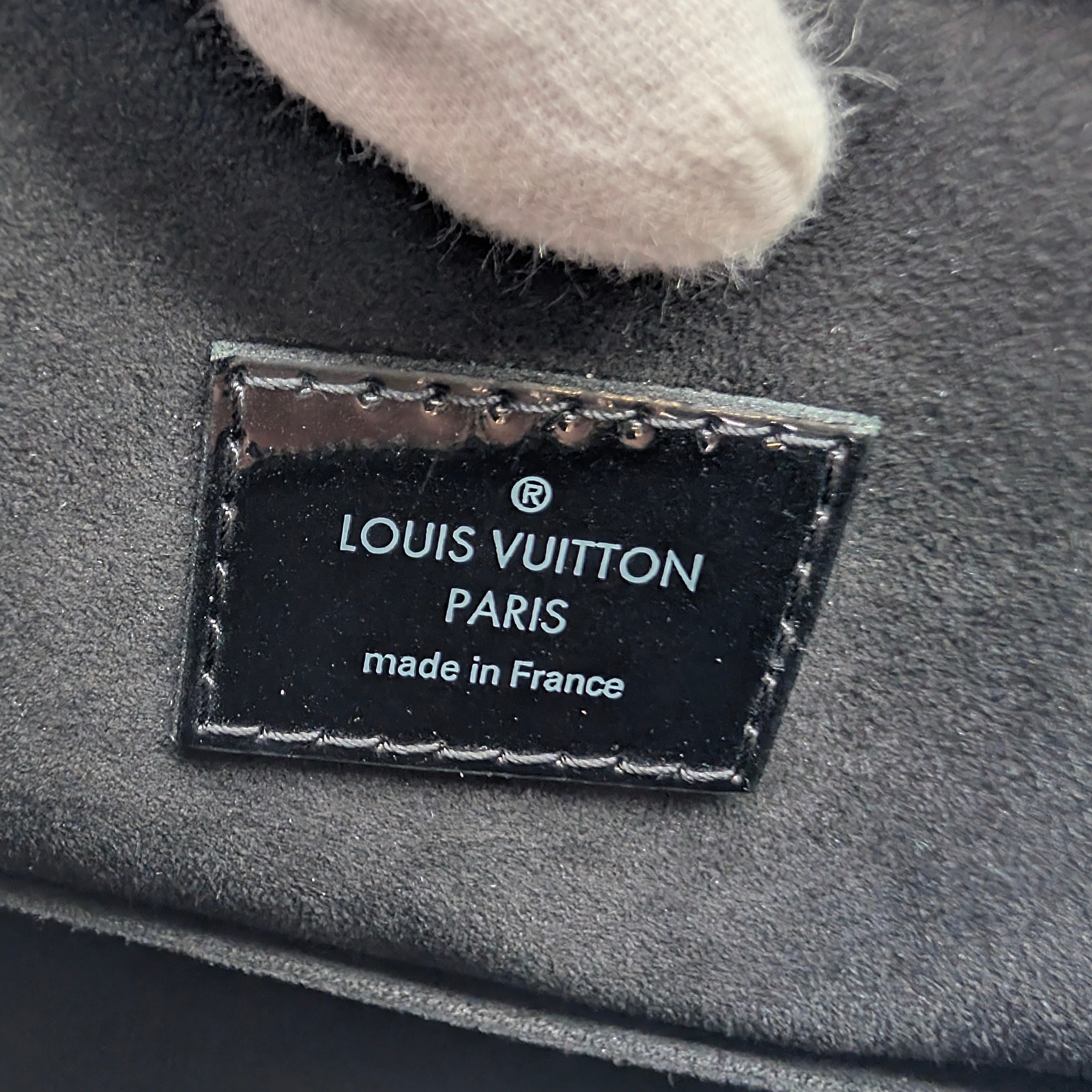 Louis Vuitton Alma GM Bag Epi Leather Electric Black