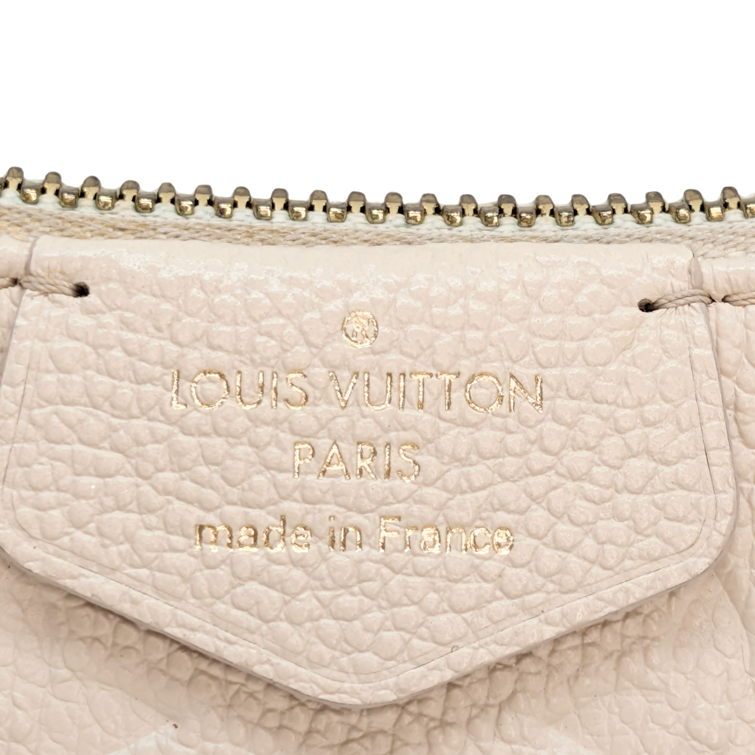 Louis Vuitton Easy Pouch On Strap Empreinte Leather White