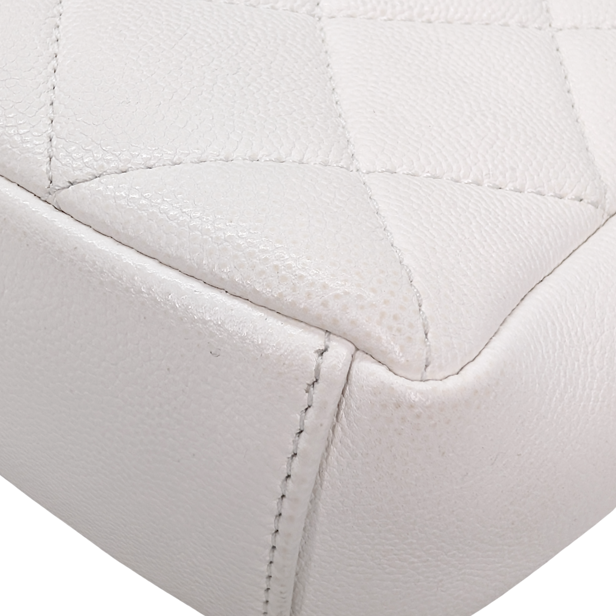 Chanel My Everything Flap Caviar Crossbody Bag White