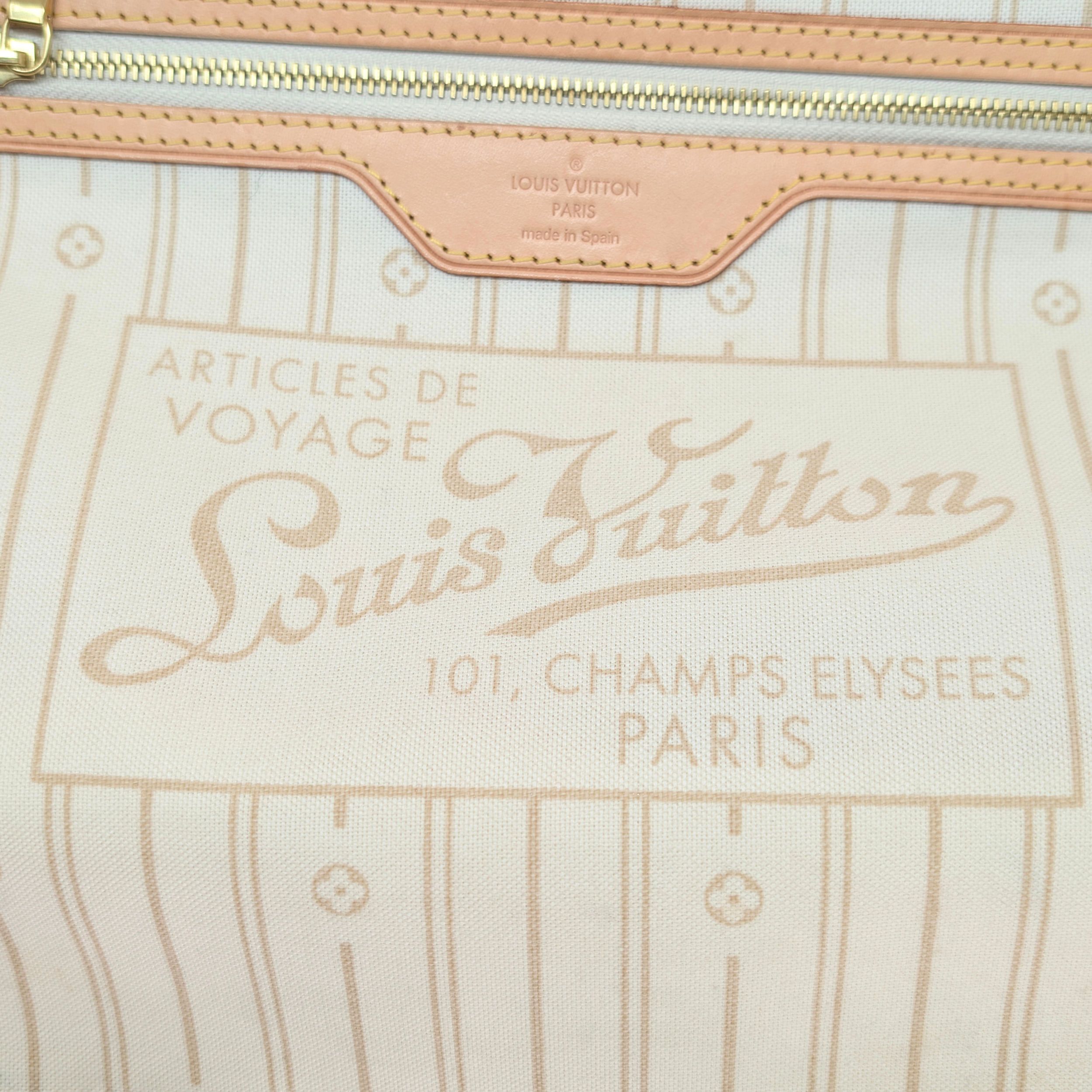 Louis Vuitton Neverfull MM Damier Azur