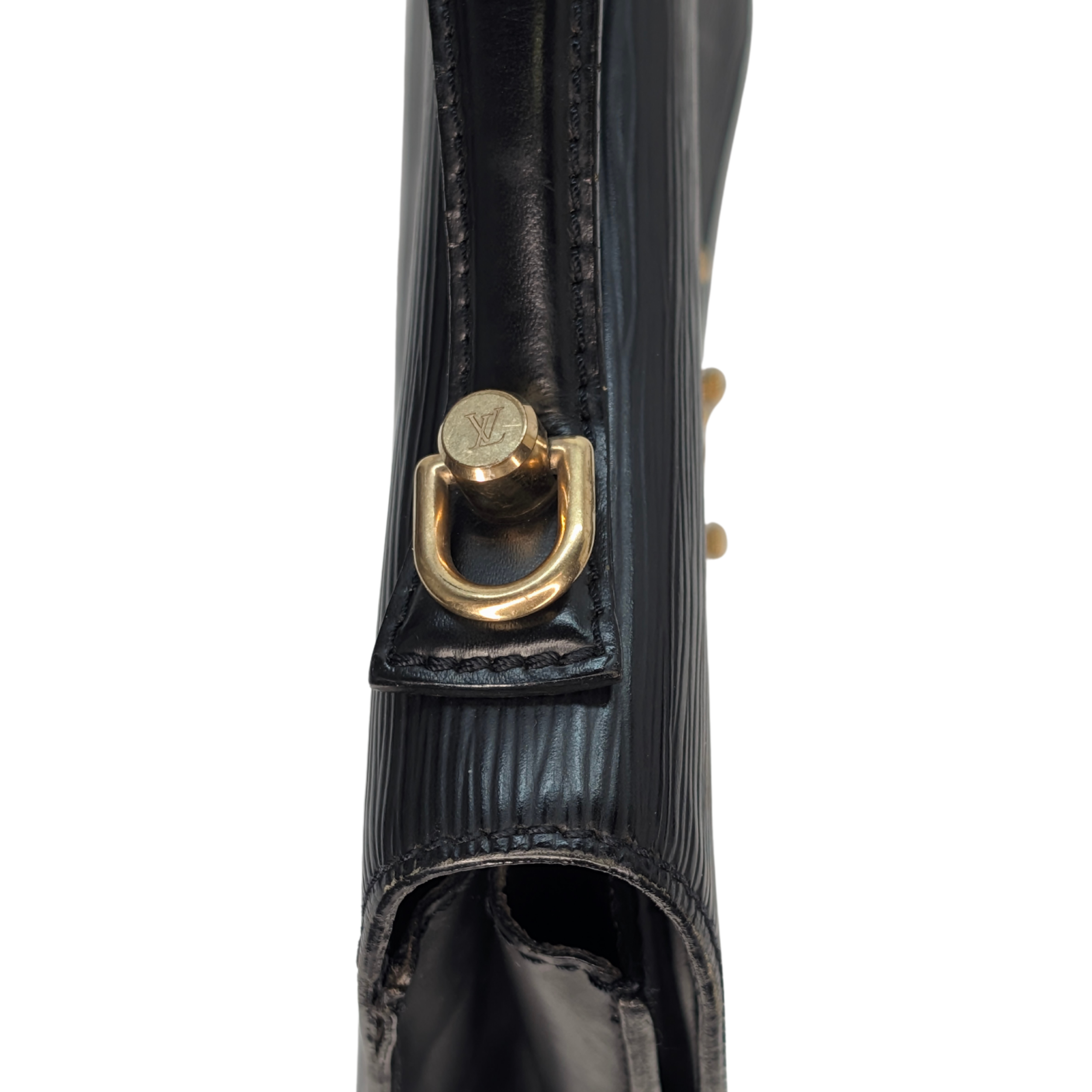 Louis Vuitton Monceau 28 Epi Bag Black