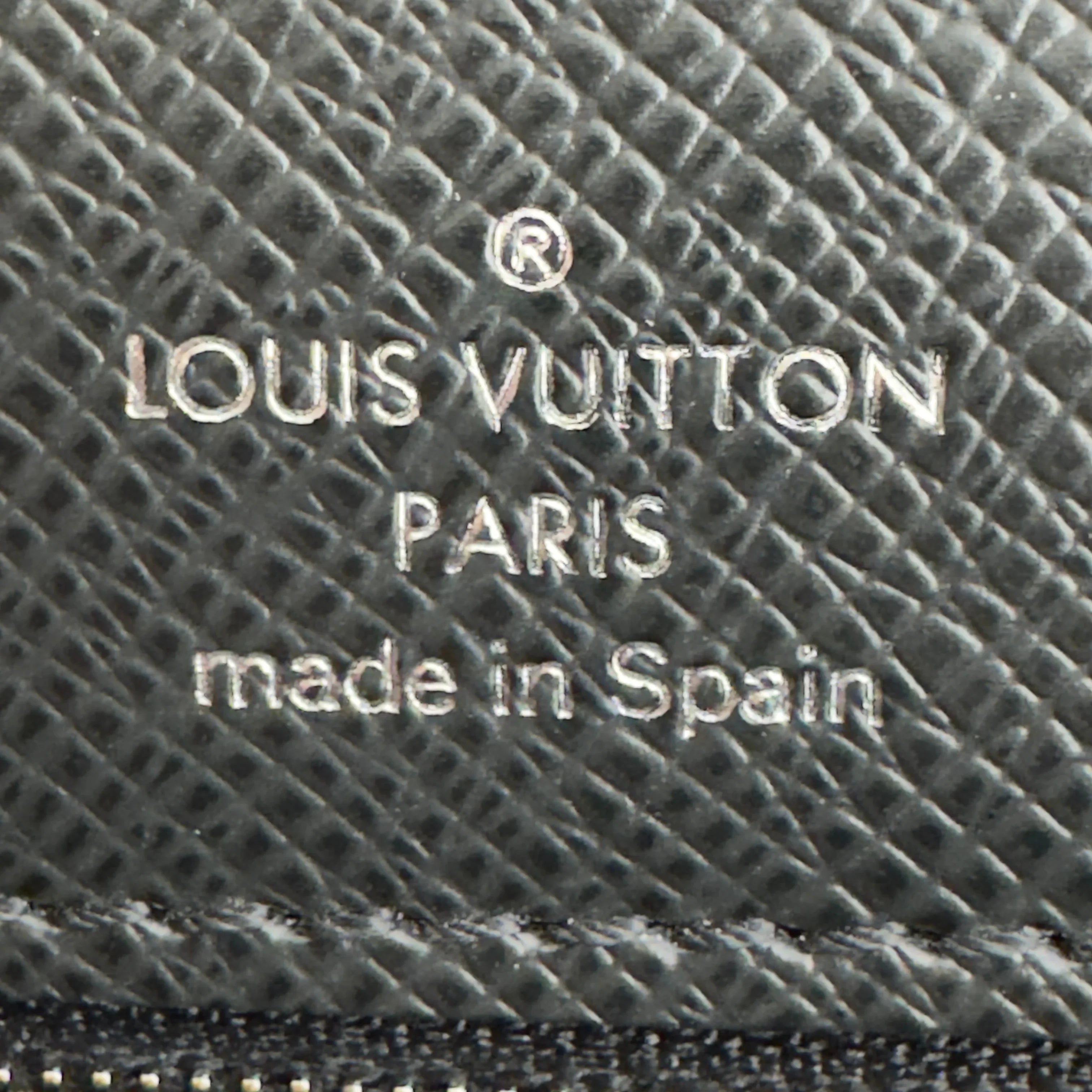 Louis Vuitton Taiga Pochette Belaia Ardoise Clutch Bag Black - Lost Designer