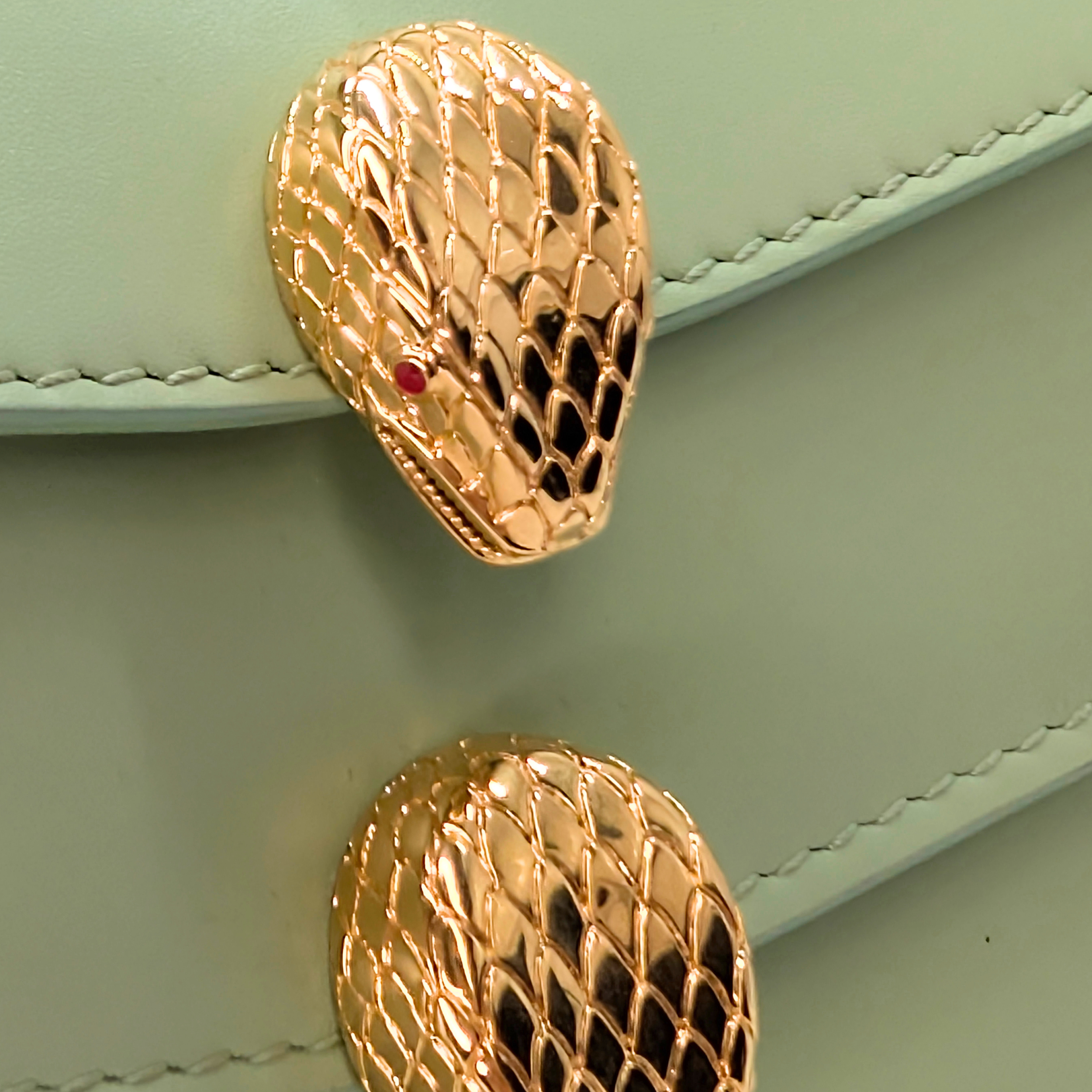 Bvlgari X Alexander Wang Serpenti Bag Sage Green