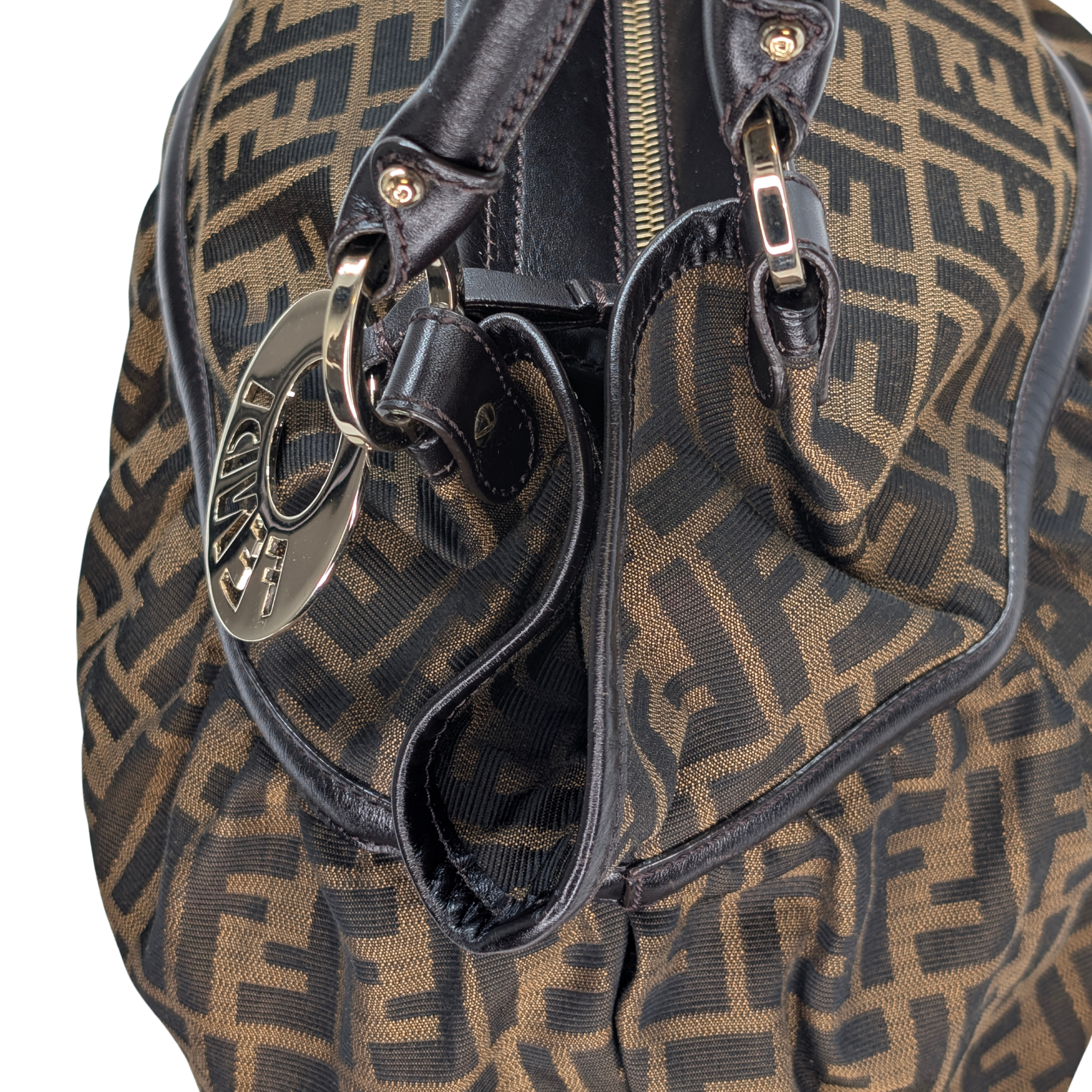 Fendi Tobacco Zucca Chef Shoulder Bag