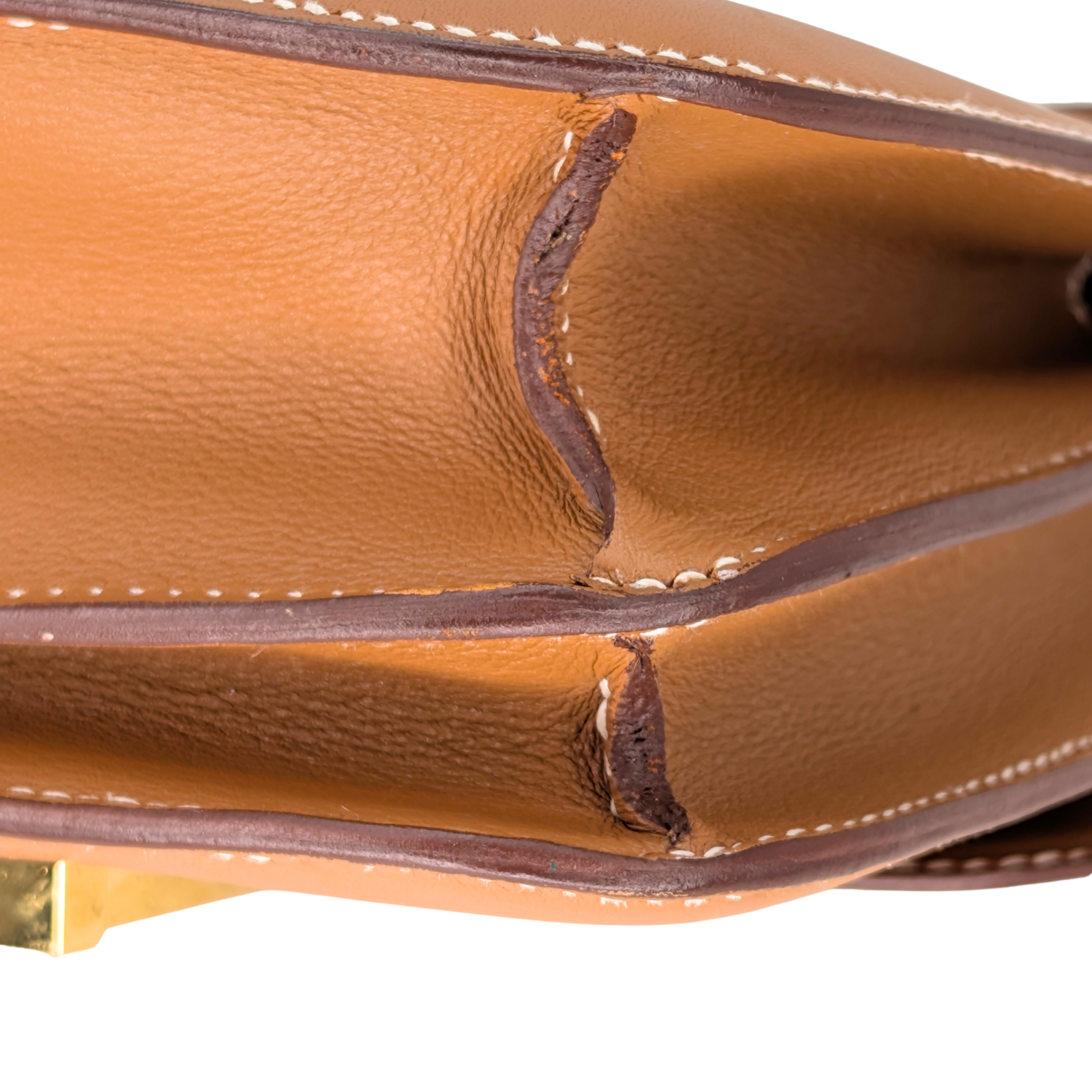 Hermes Mini Constance Swift Gold GHW Stamp C
