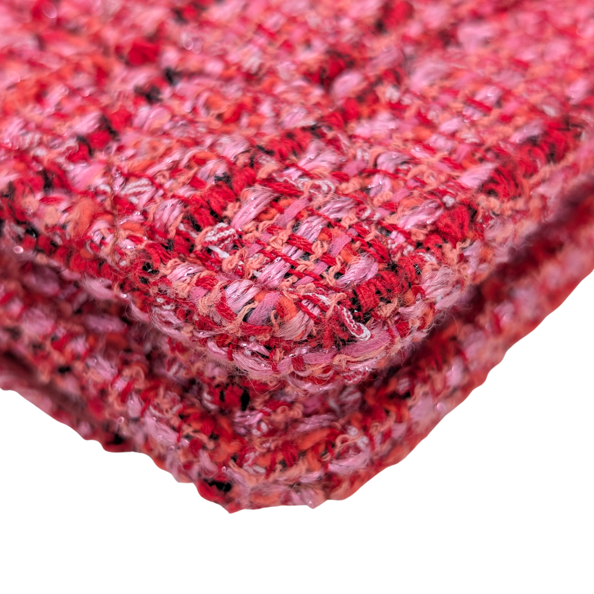 Chanel 2.55 Reissue Tweed Wallet on Chain Pink