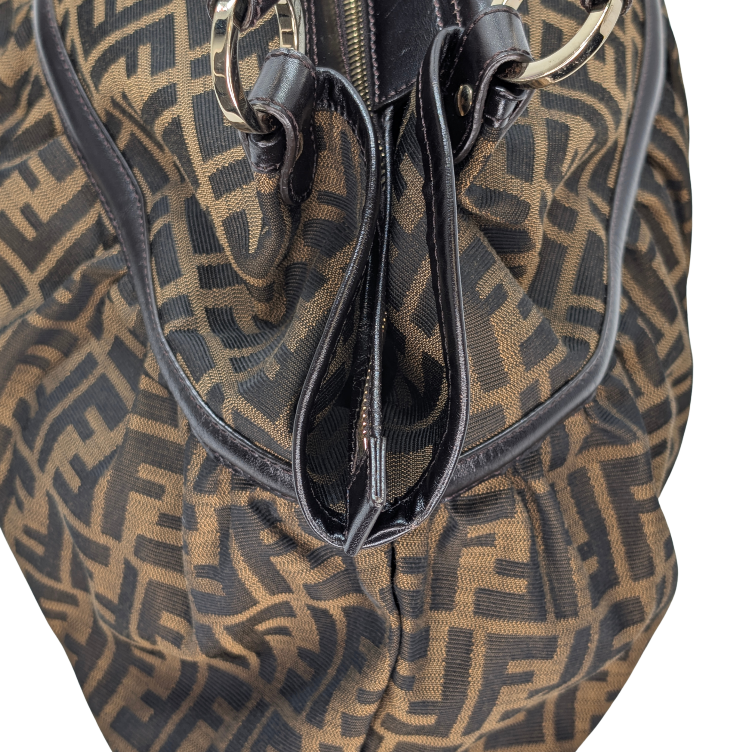 Fendi Tobacco Zucca Chef Shoulder Bag