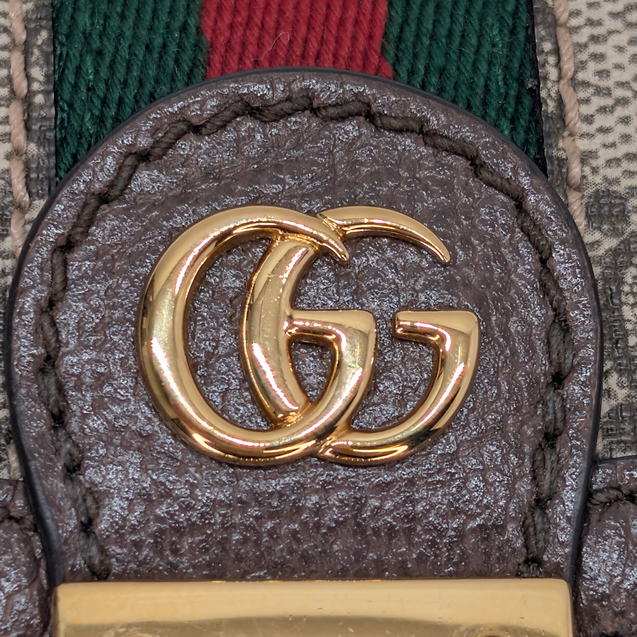 Gucci GG Supreme Ophidia Lock Mini Top Handle Shoulder Bag