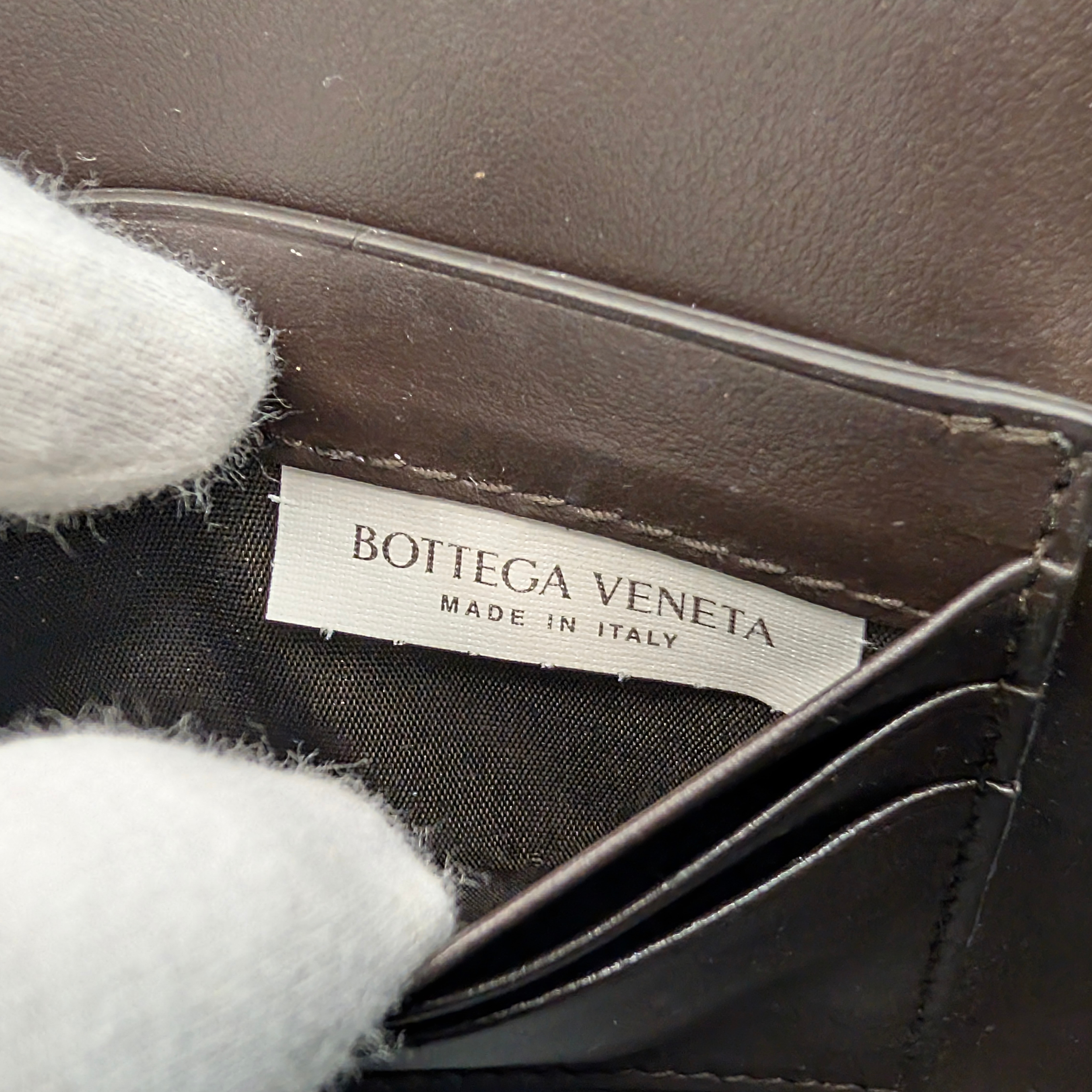 Bottega Veneta Nappa Intrecciato Long Andiamo Top Clutch Bag Brown