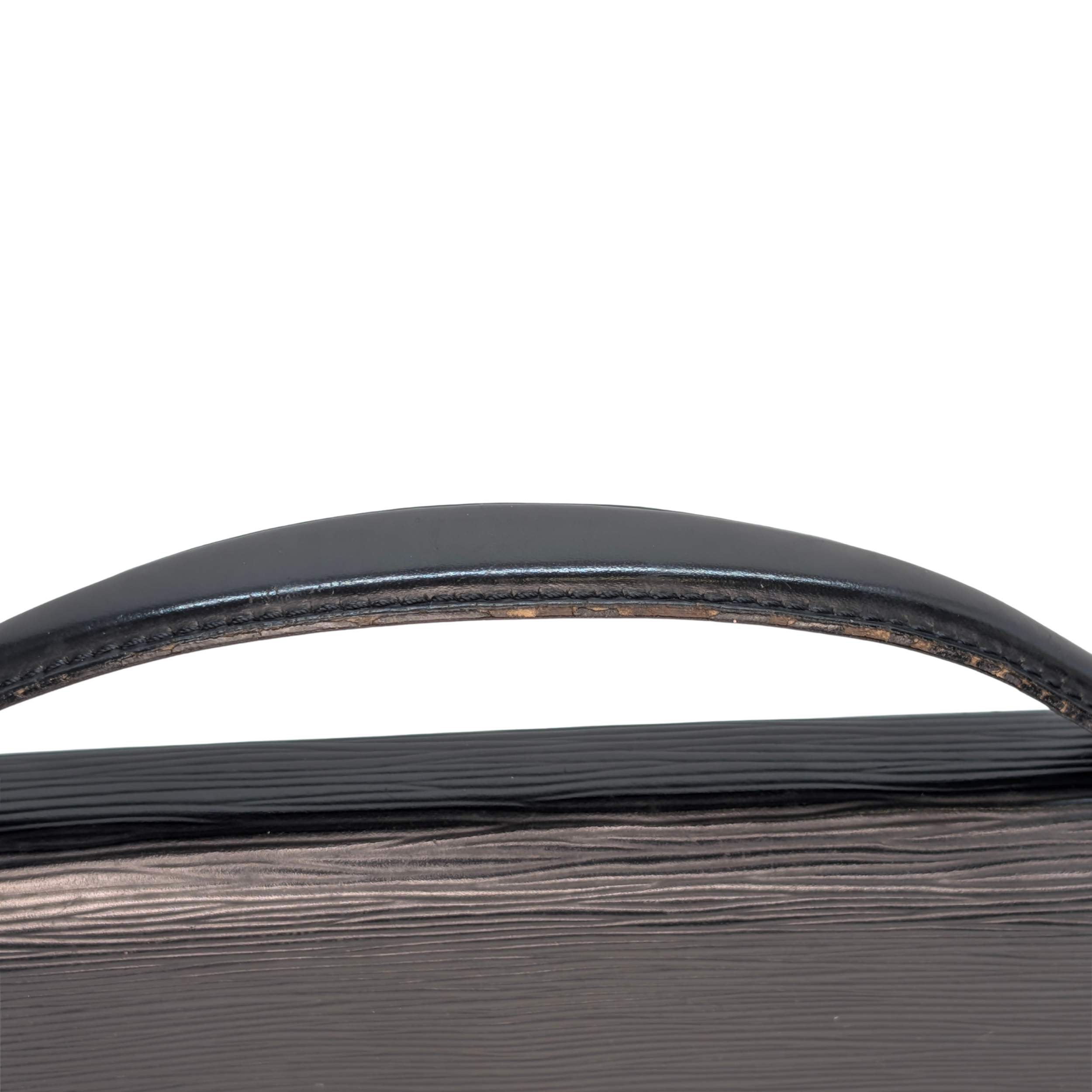 Louis Vuitton Monceau 28 Epi Bag Black