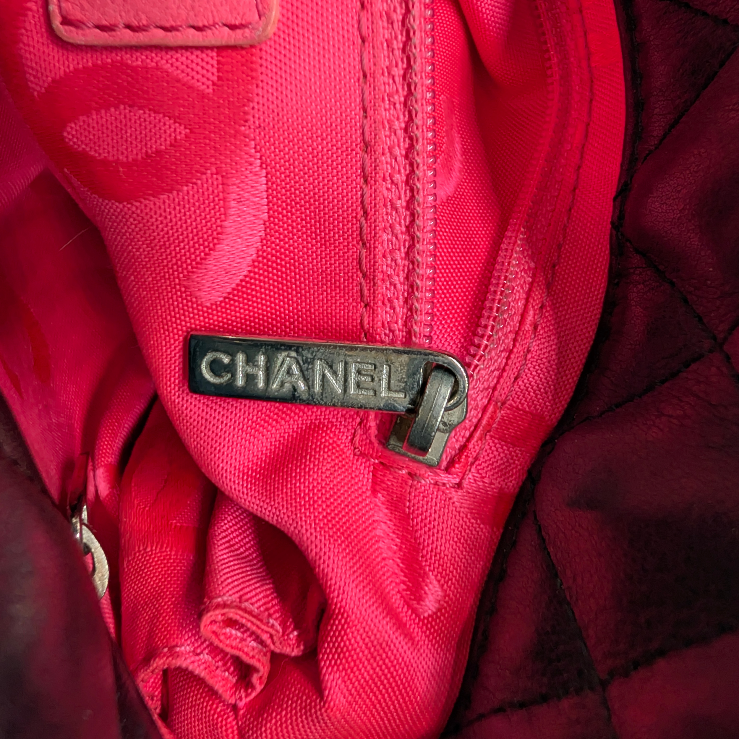 Chanel Cambon Ligne Tote Small Black on Black Bag