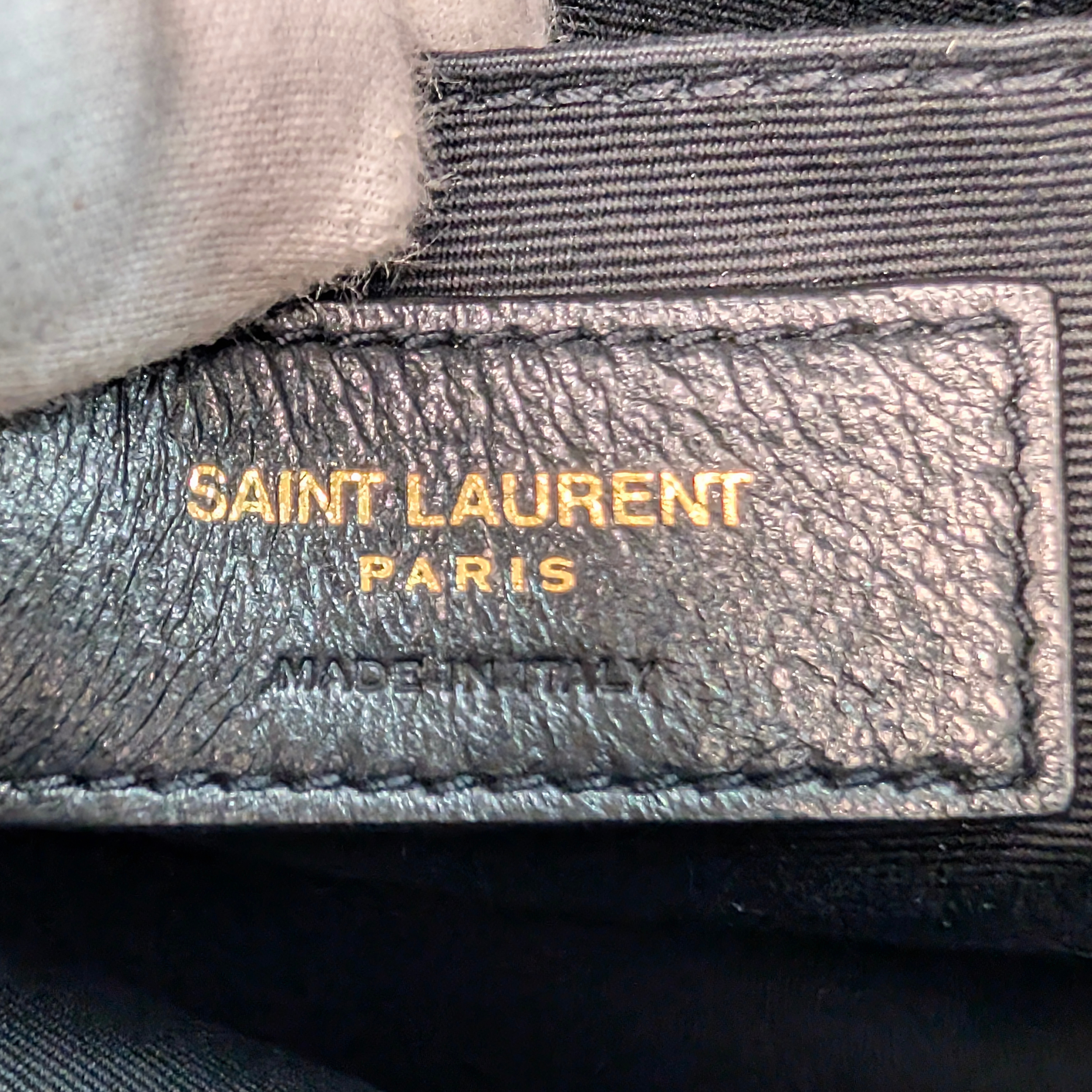 Saint Laurent Lou Camera Bag Leather Black