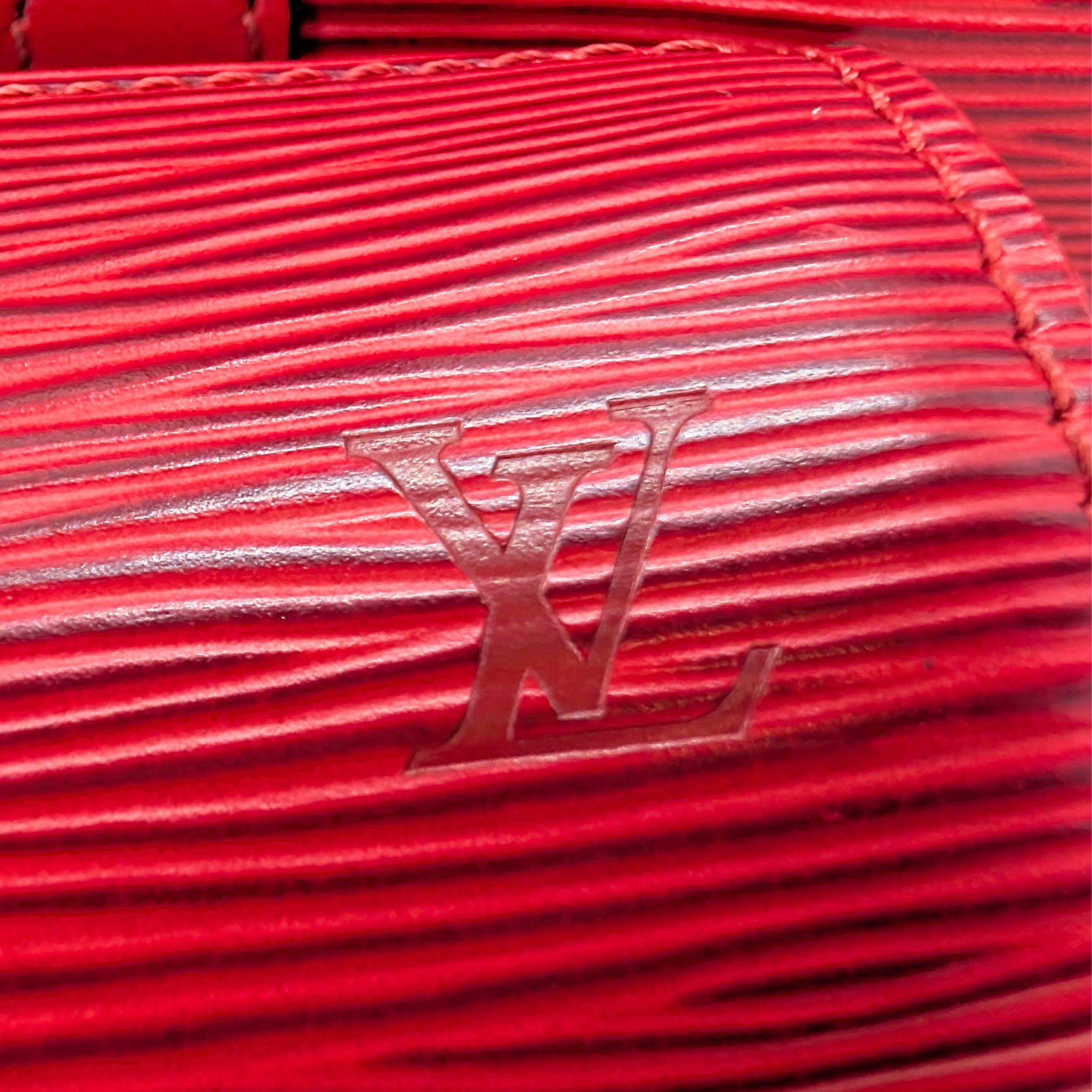Louis Vuitton Epi Soufflot Red Handbag