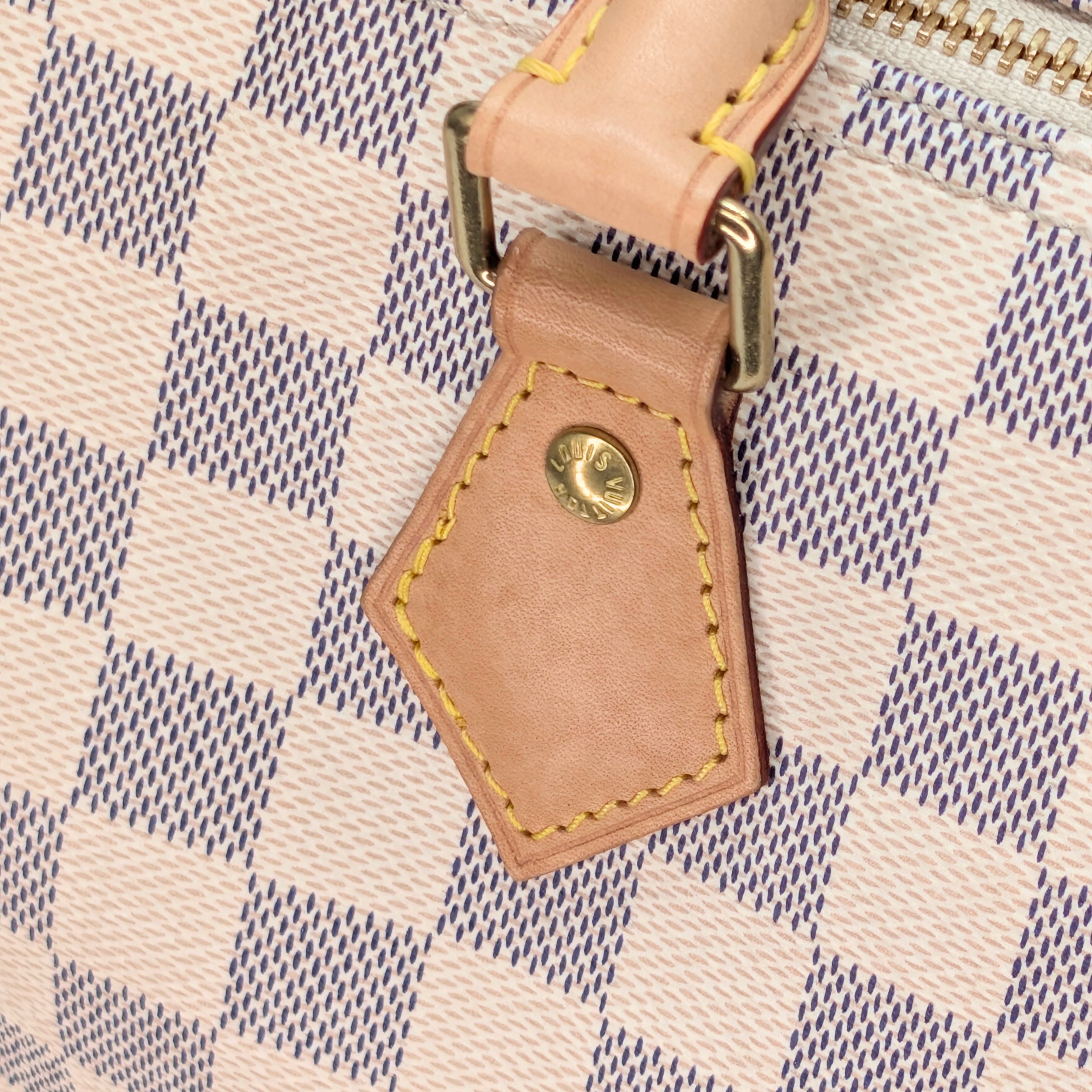 Louis Vuitton Speedy 25 Damier Azur Bag