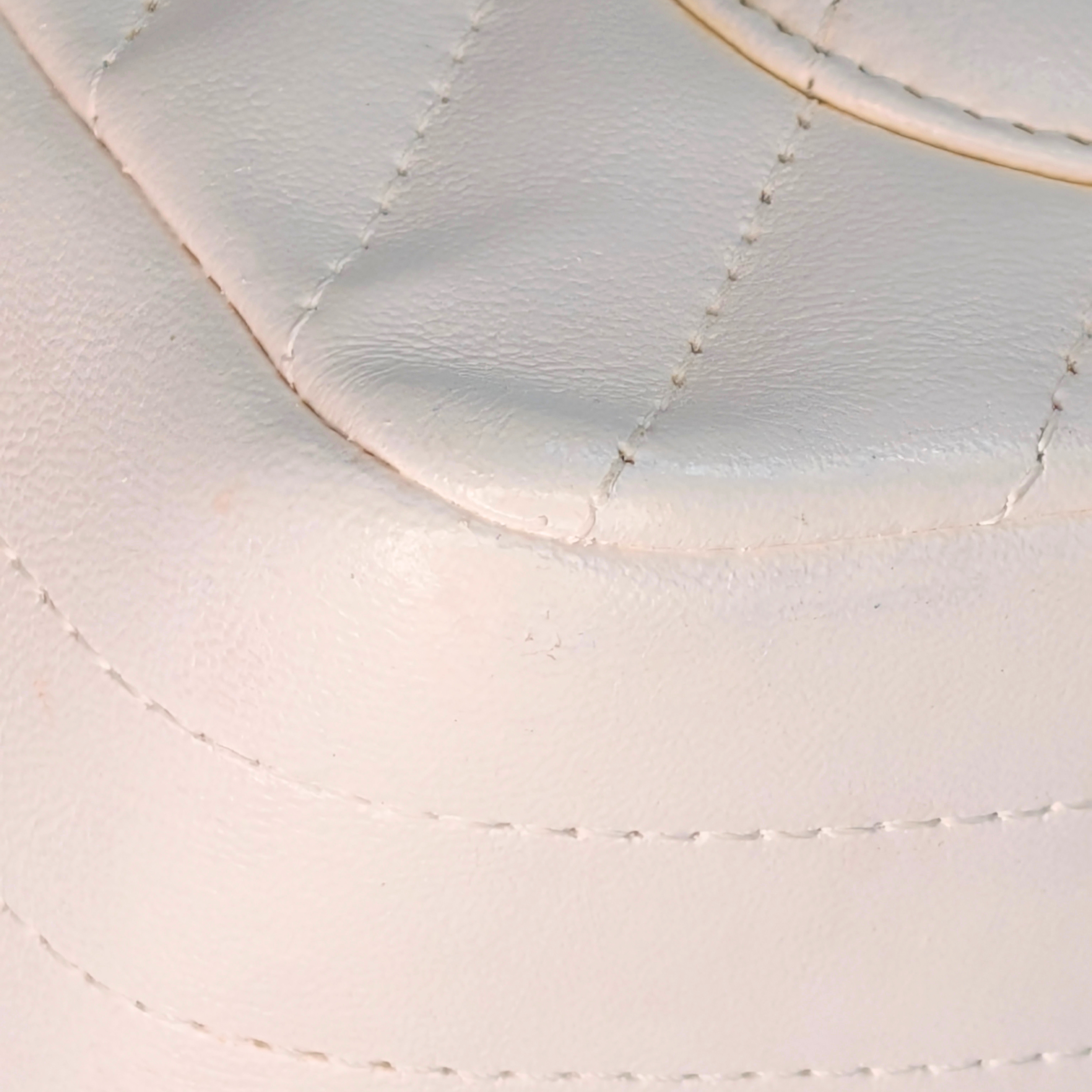 Chanel Mini Flap Bag Chevron lambskin White