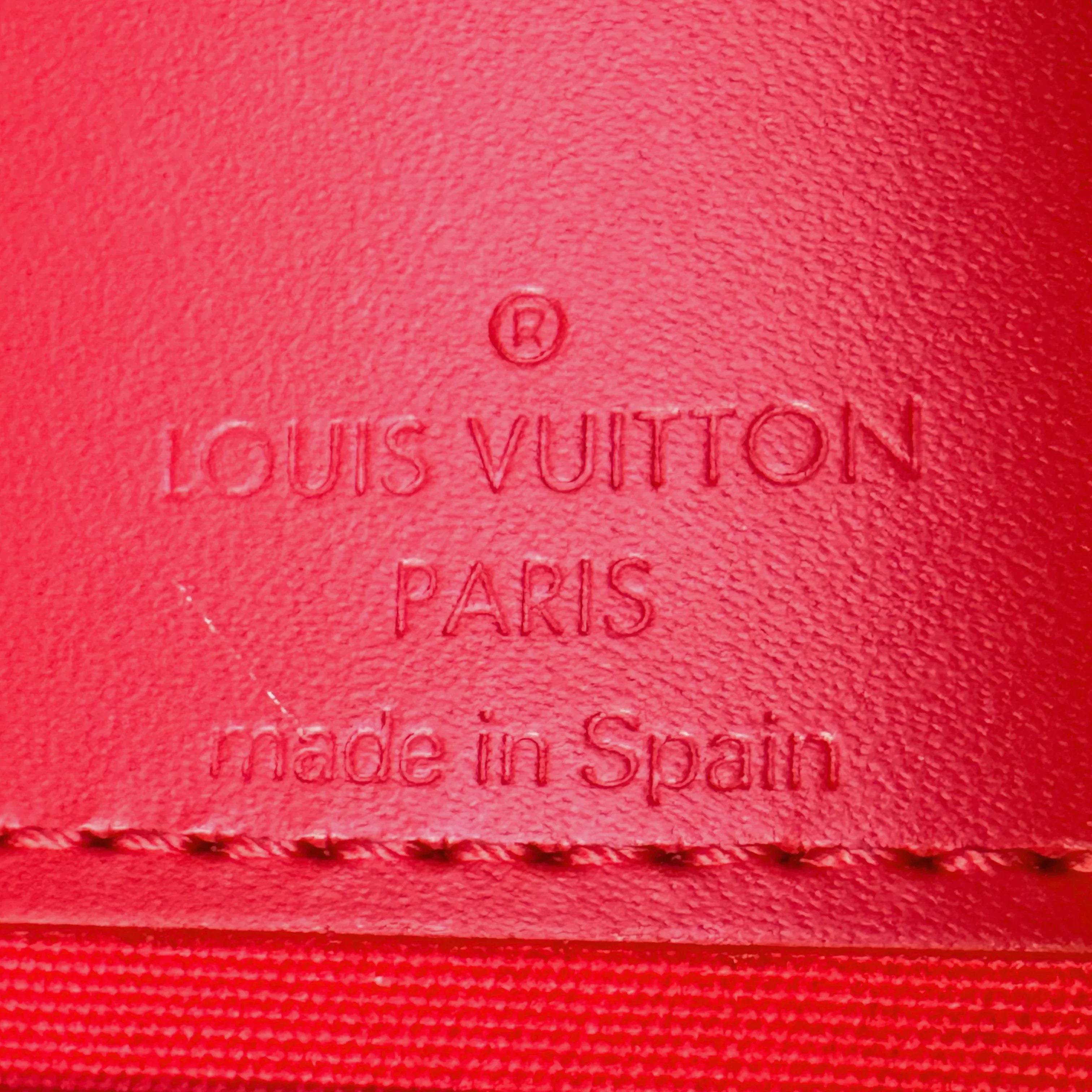 Louis Vuitton Epi Honfleur Castillan Red Shoulder Bag - Lost Designer