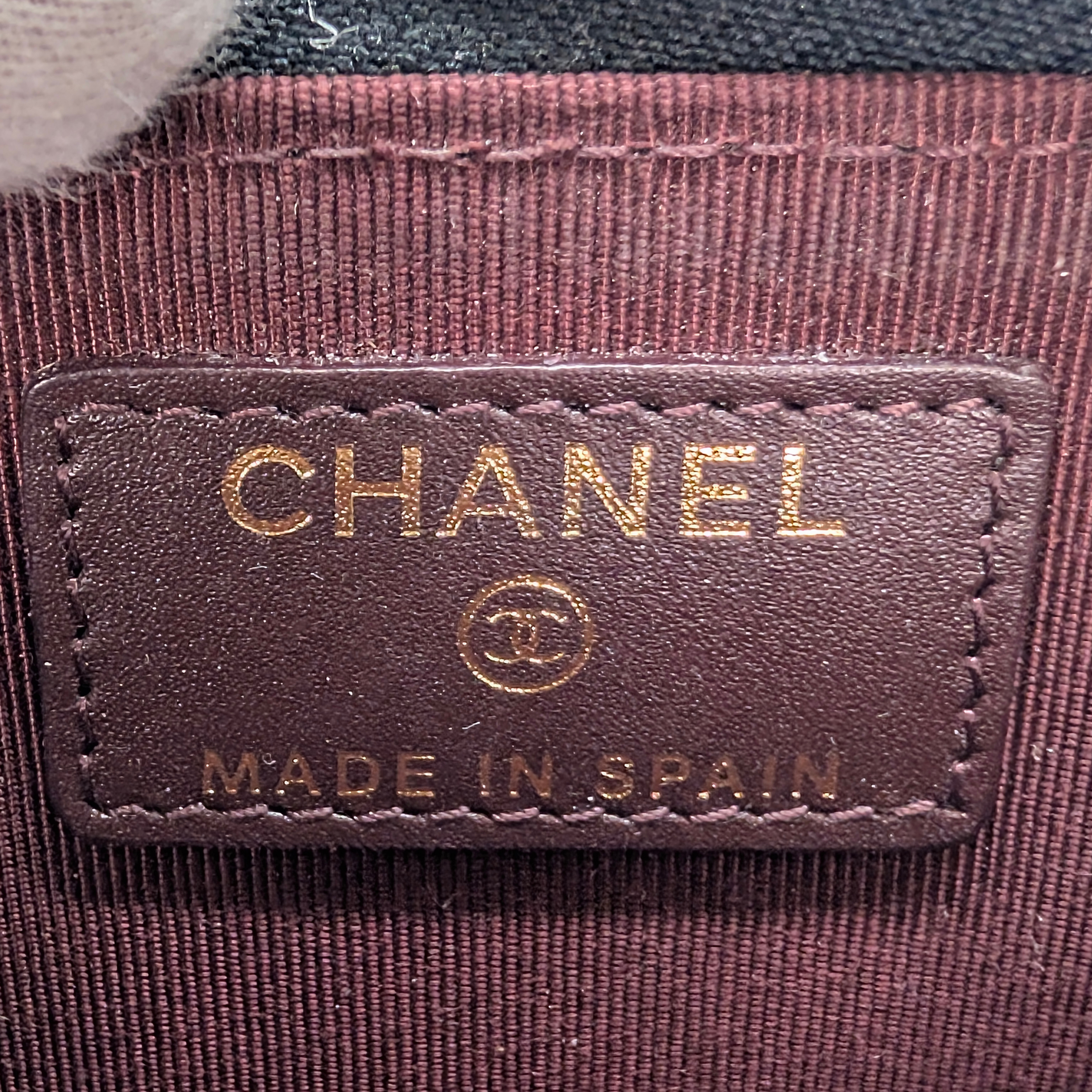 Chanel Classic Zipped Coin Purse Wallet Caviar Black
