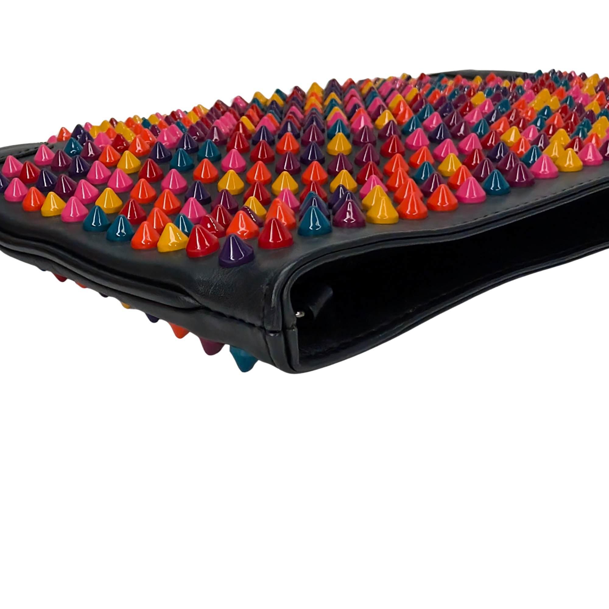 Christian Louboutin Loubiposh Spiked Crossbody/Clutch Bag