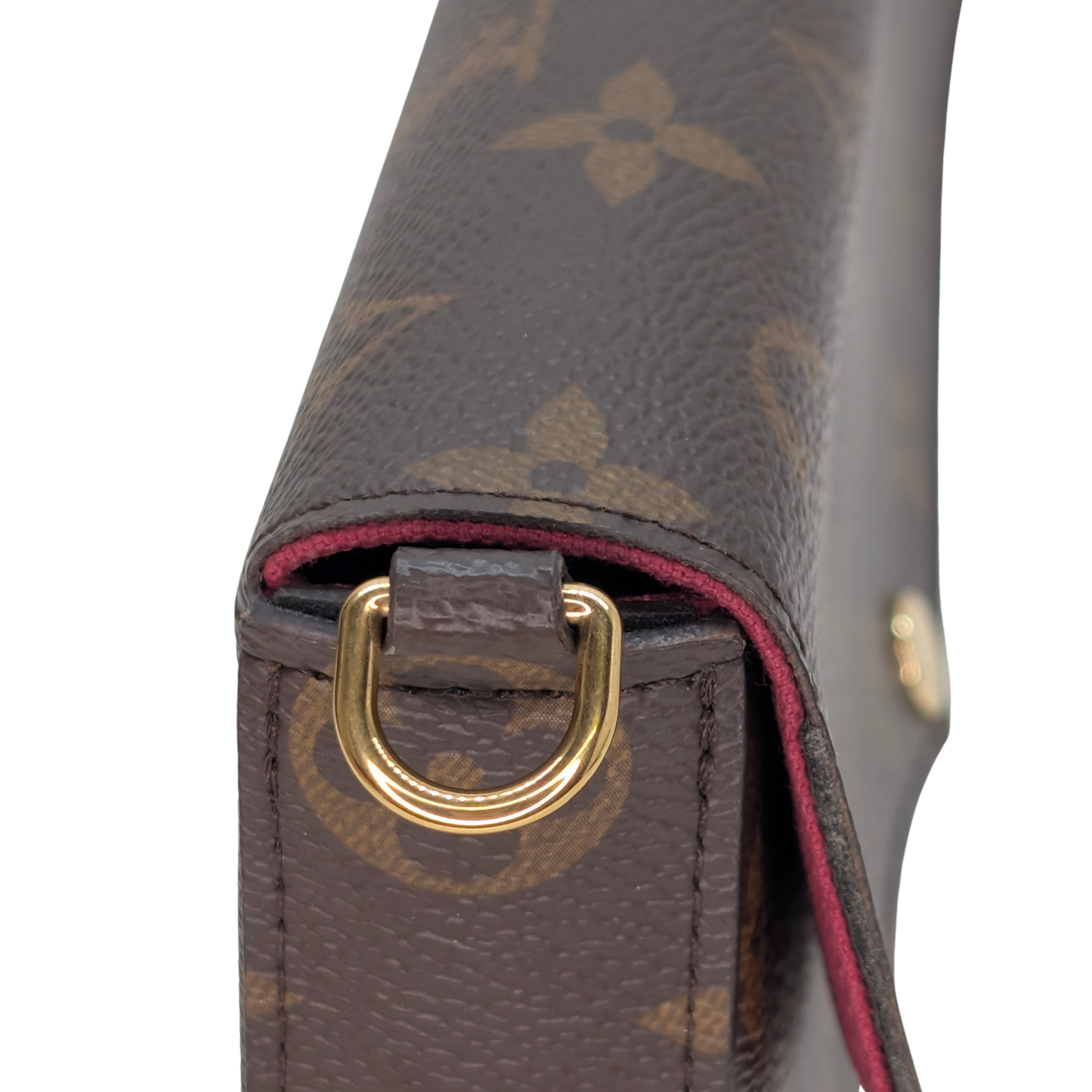 Louis Vuitton Pochette Felicie Monogram with Retro Shoulder strap