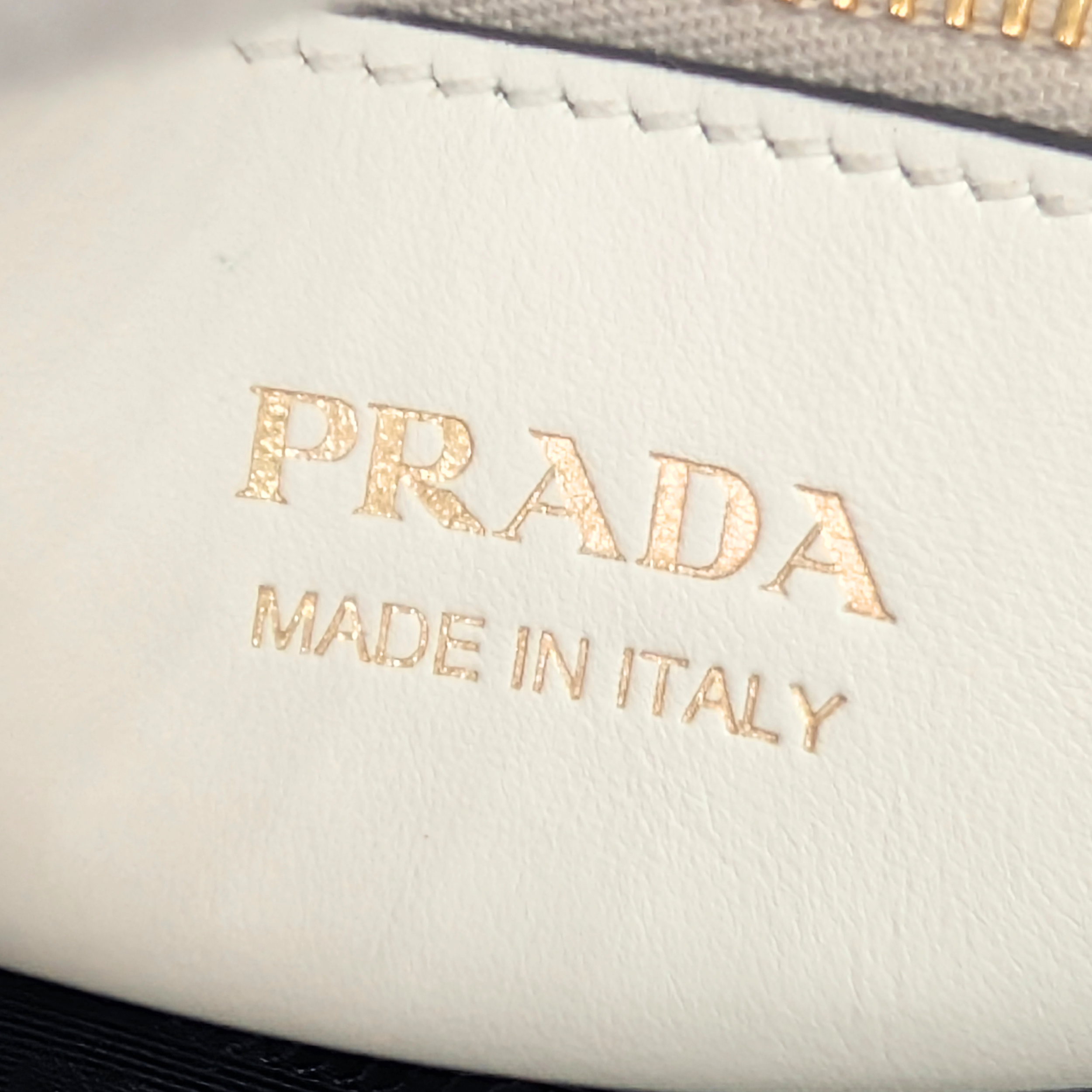 Prada Saffiano City Saffiano Paradigme Bag WHite