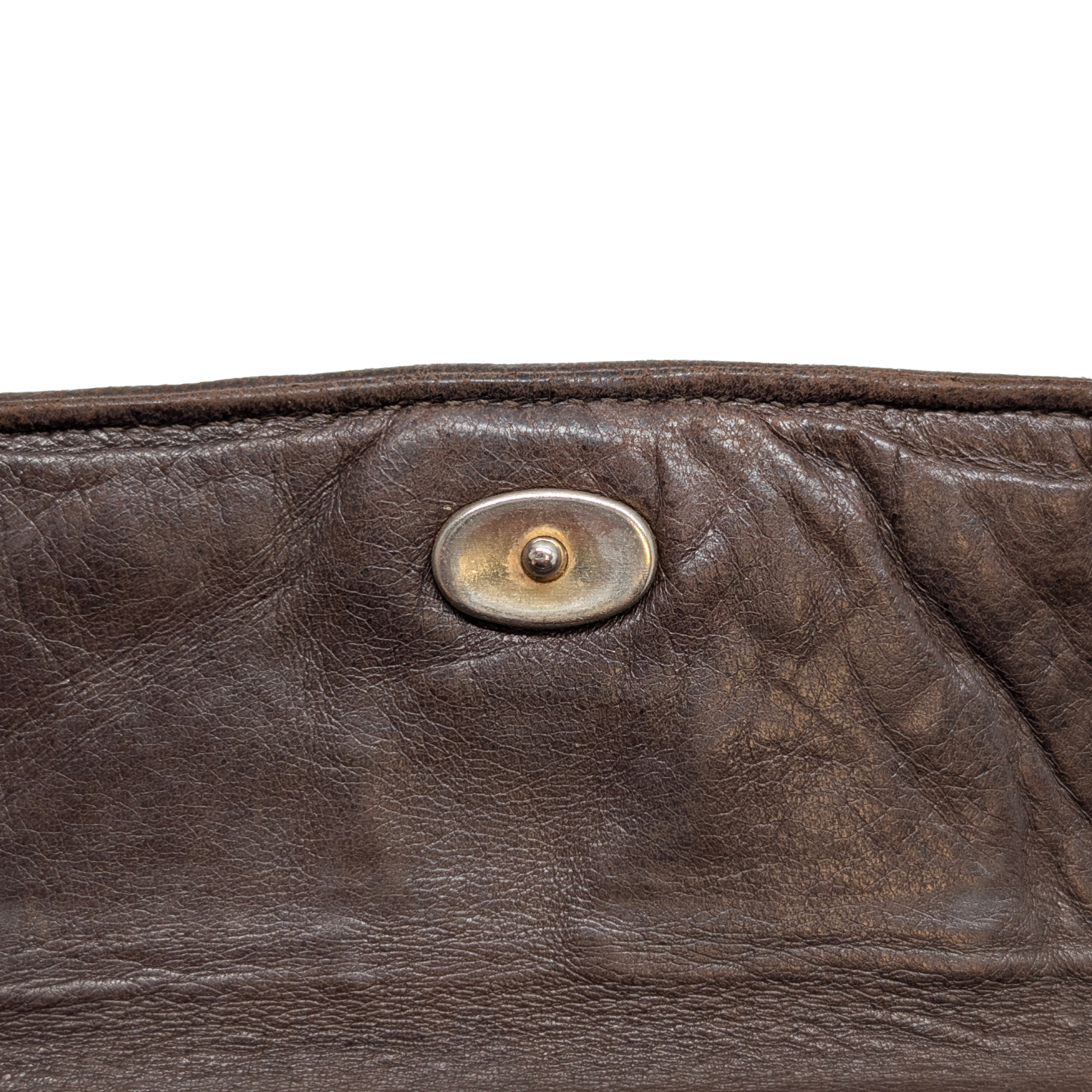 Bottega Veneta Intrecciato Leather Crossbody Bag Brown