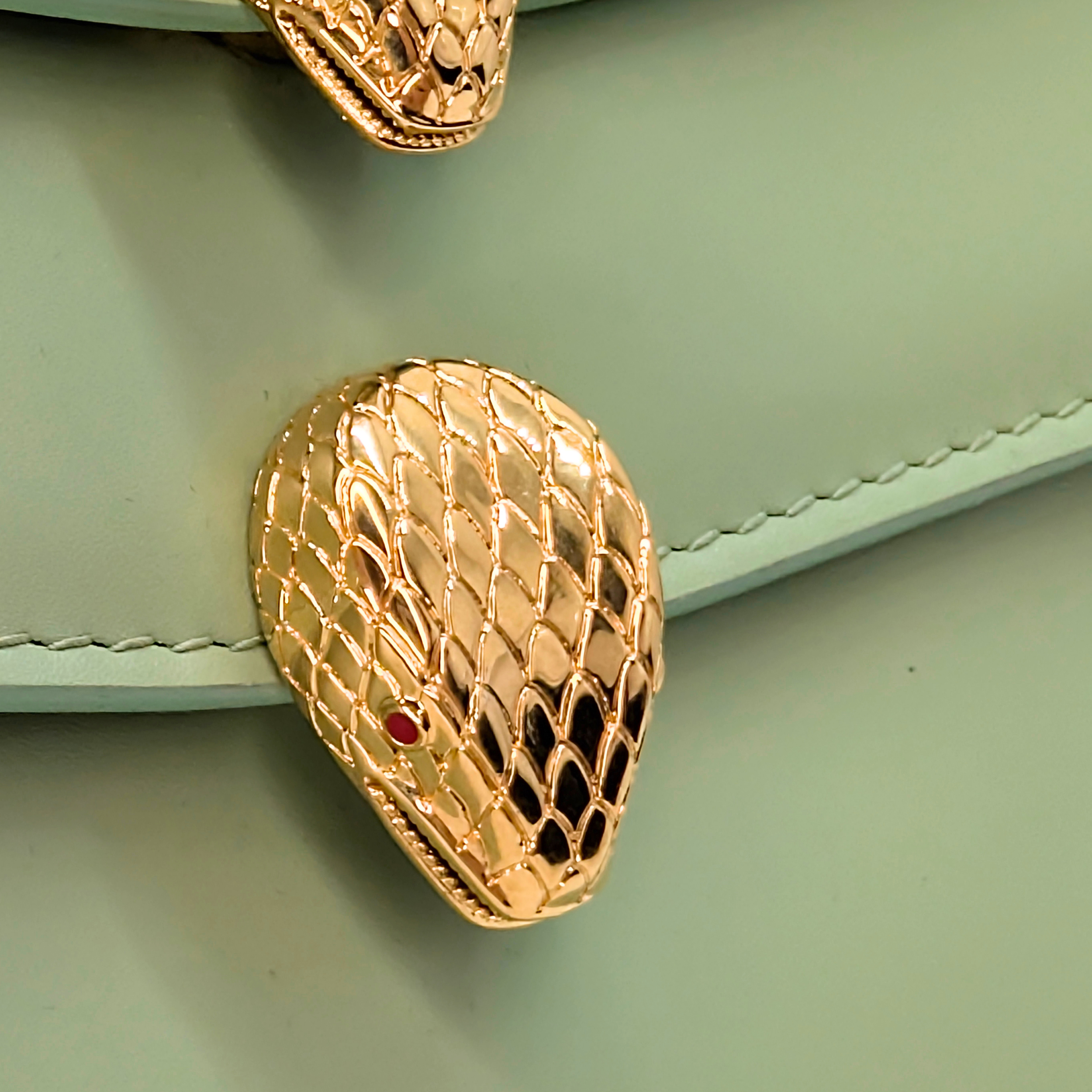 Bvlgari X Alexander Wang Serpenti Bag Sage Green