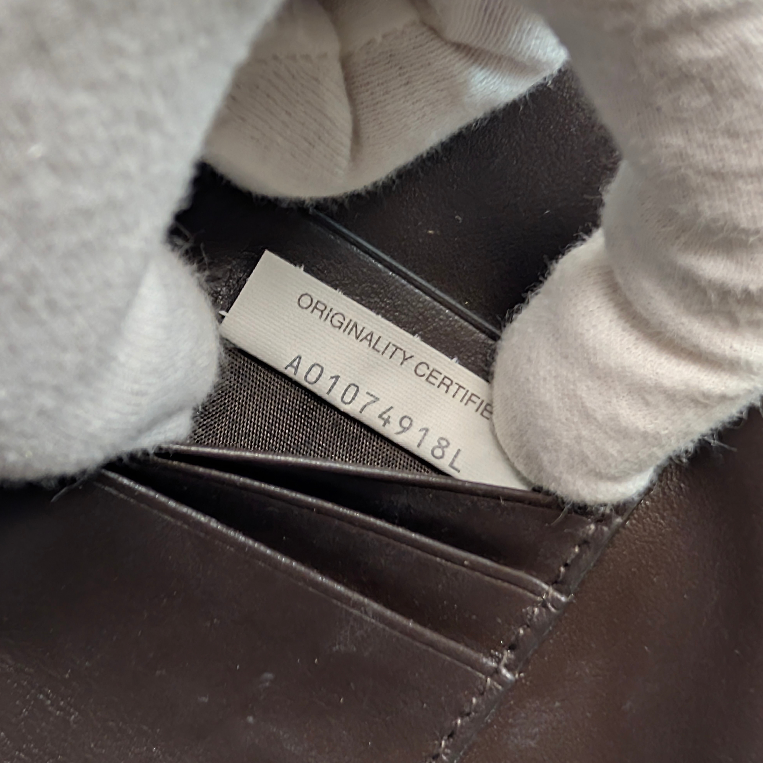 Bottega Veneta Nappa Intrecciato Long Andiamo Top Clutch Bag Brown