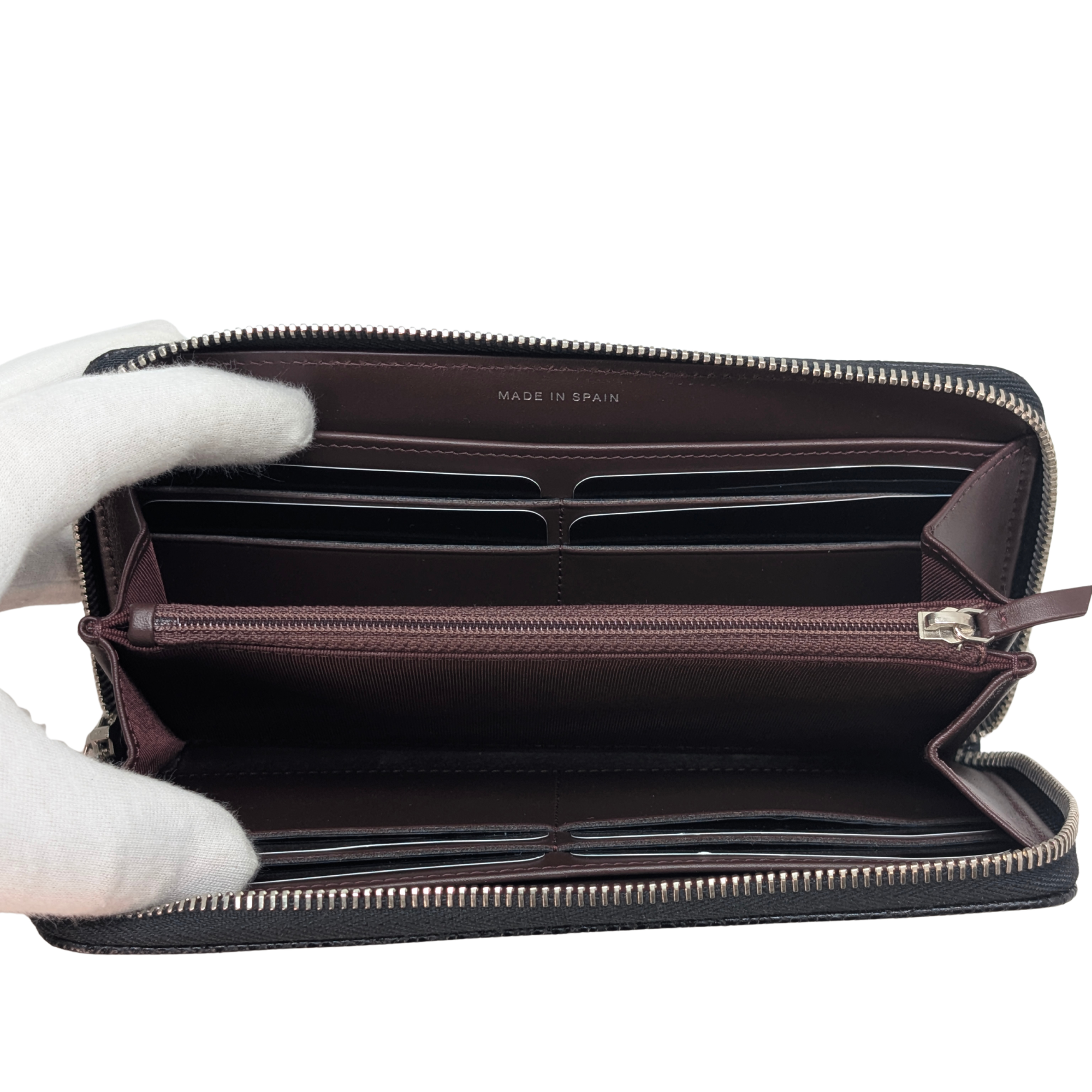 Chanel Cavier Leather Long Wallet Black