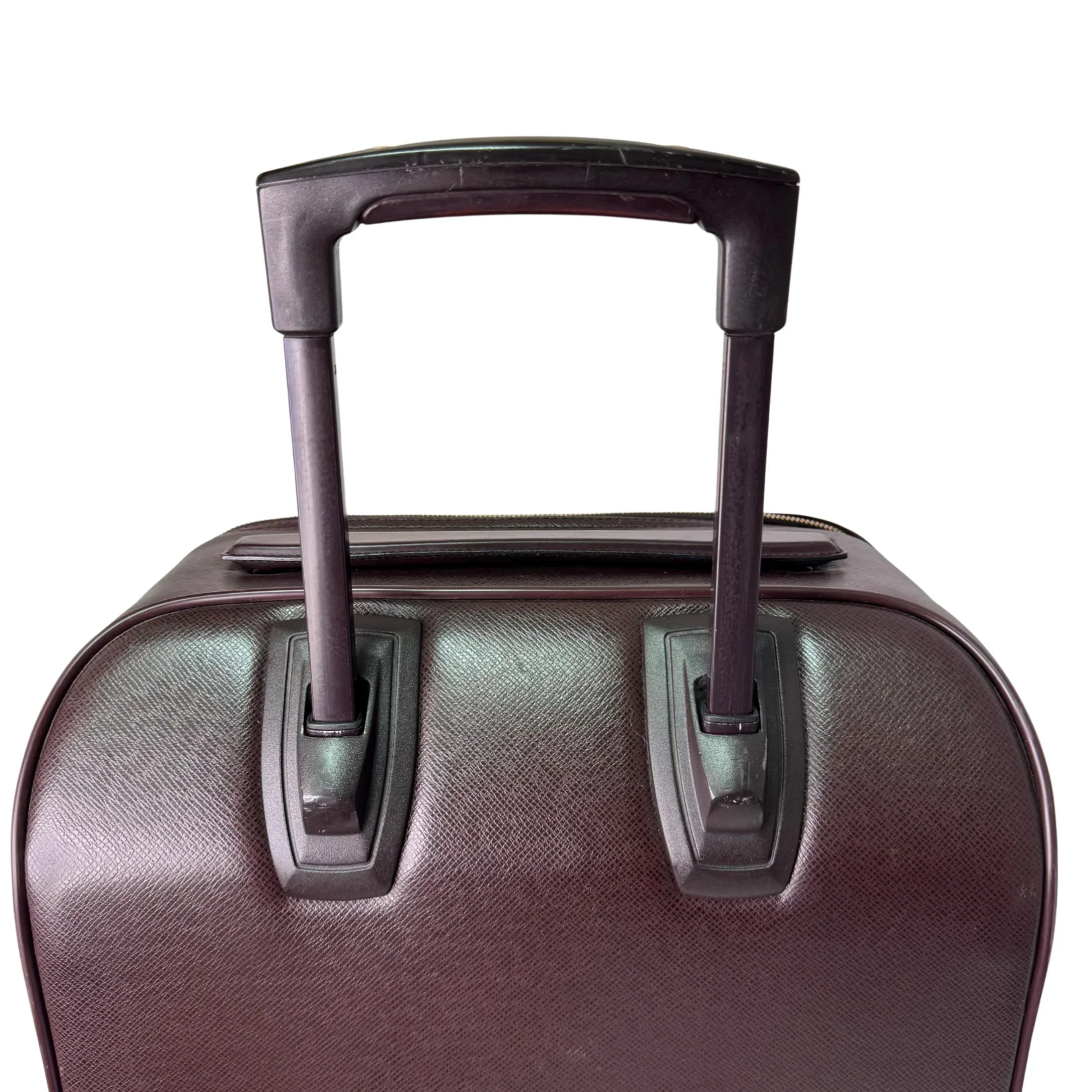 Louis Vuitton Pegase 45 Luggage Bag Leather Burgundy - Lost Designer