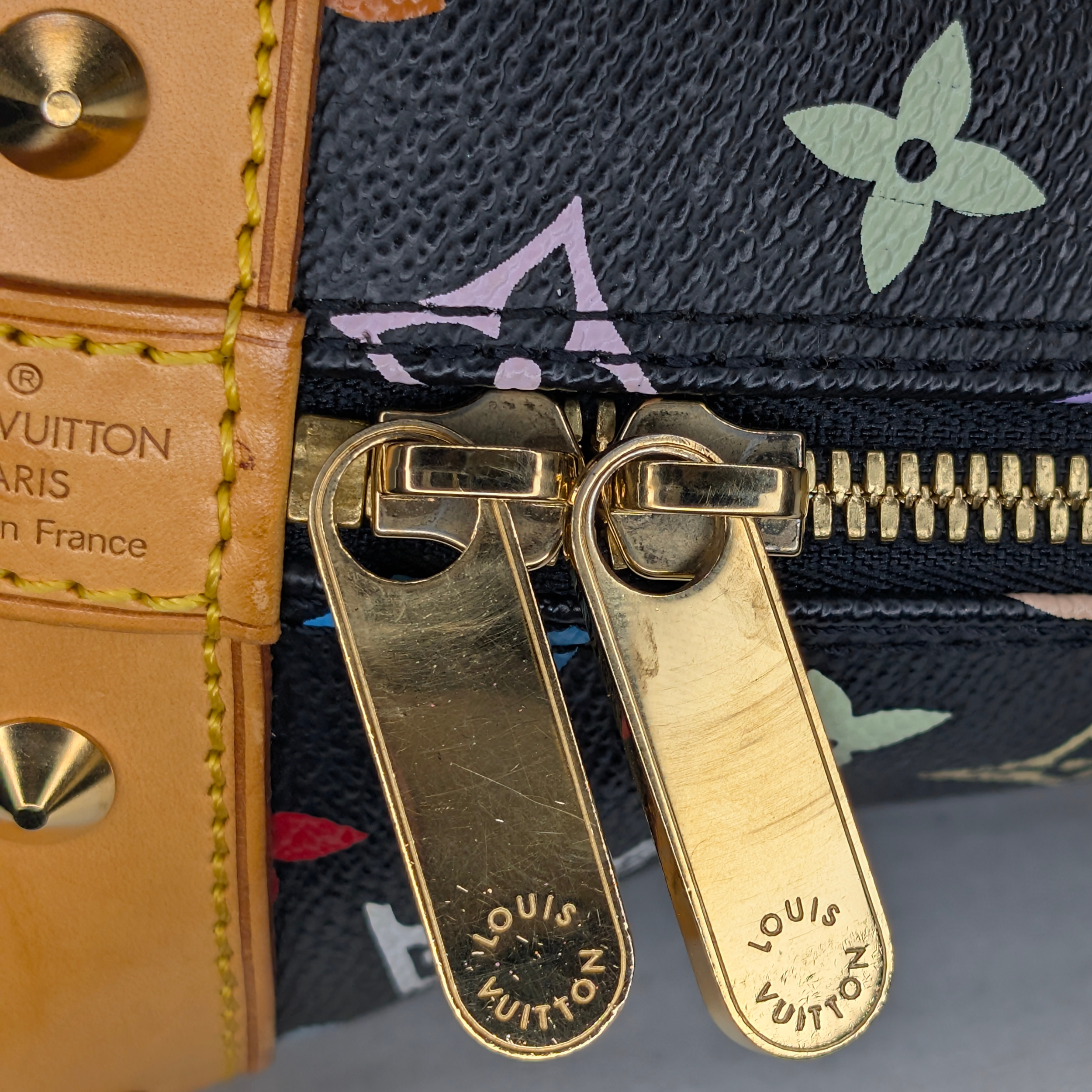 Louis Vuitton Takashi Murakami Alma PM Bag Black Monogram Multicolour