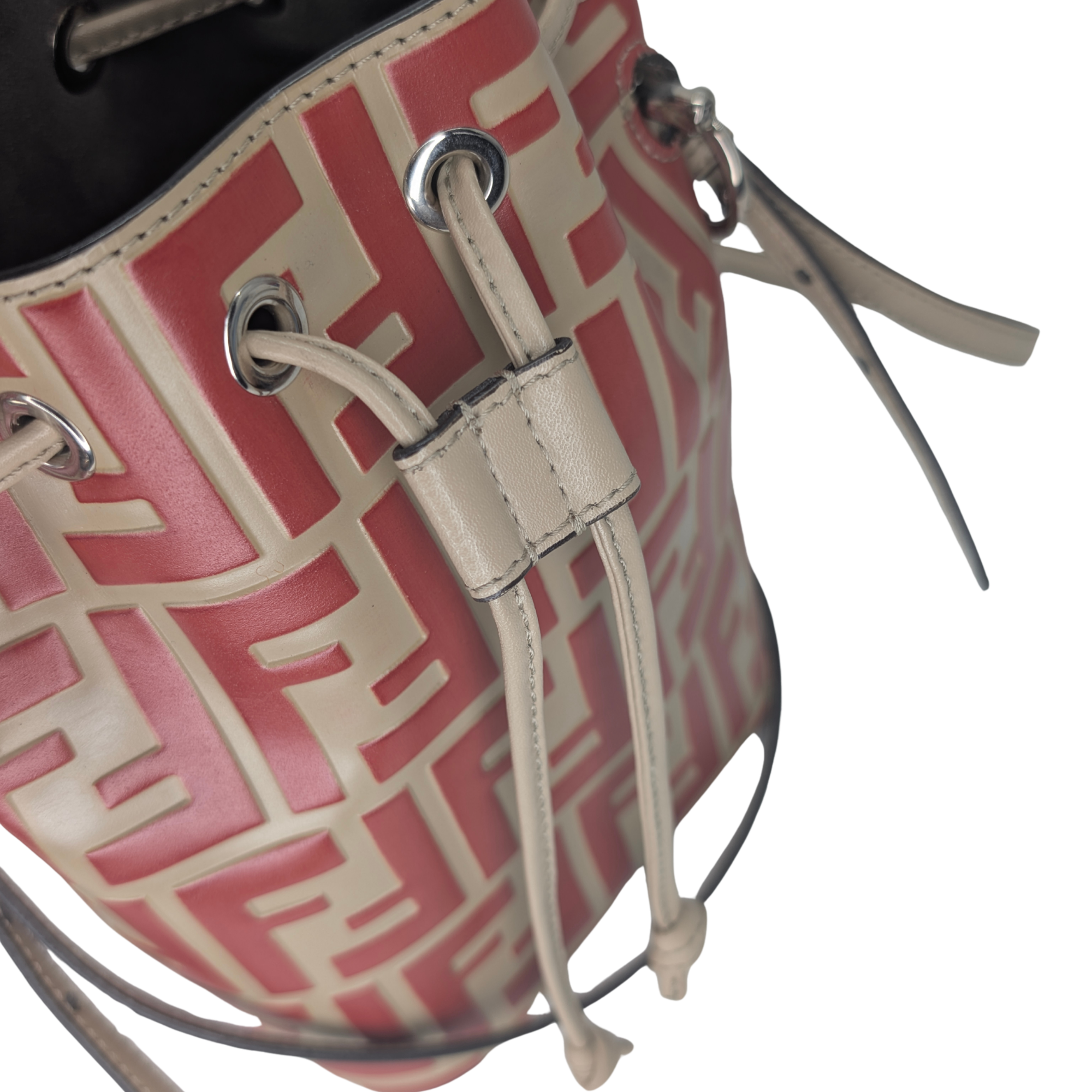 Fendi Mon Tresor Bucket Bag Red
