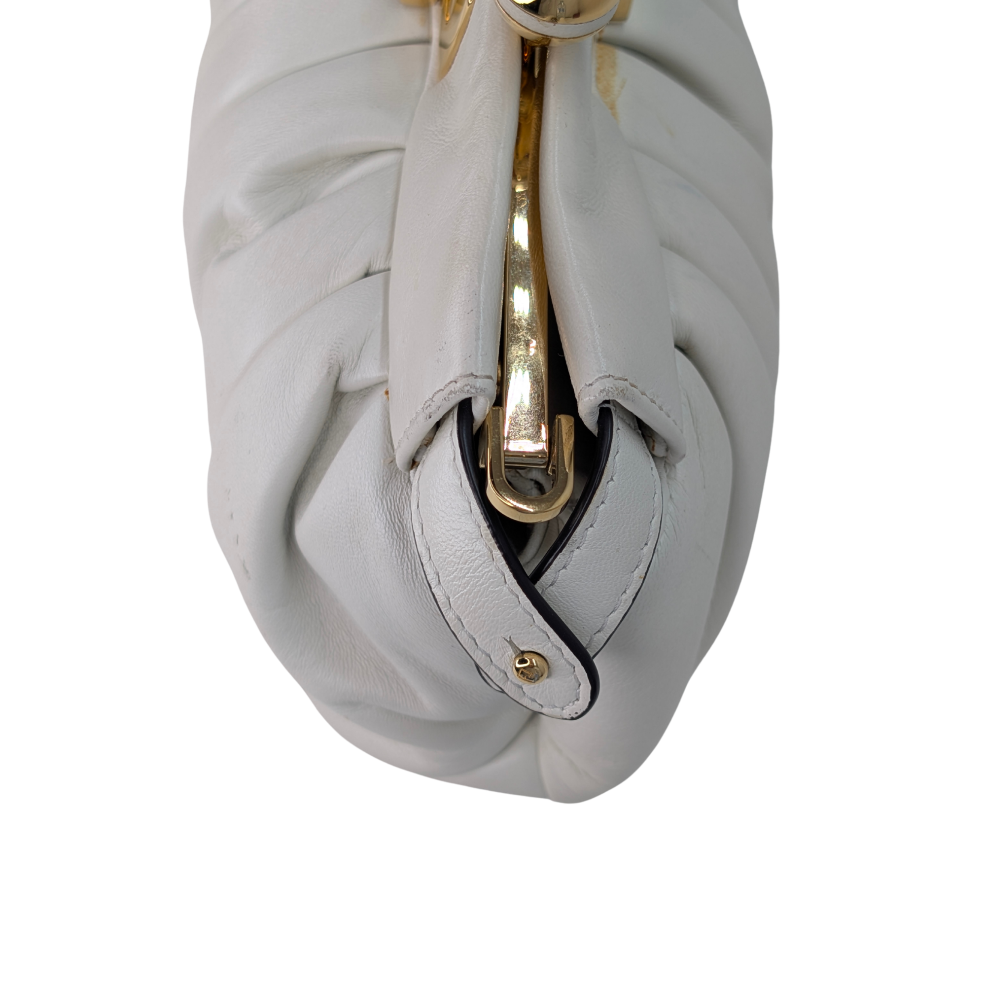 Fendi Peekaboo Click Handbag White