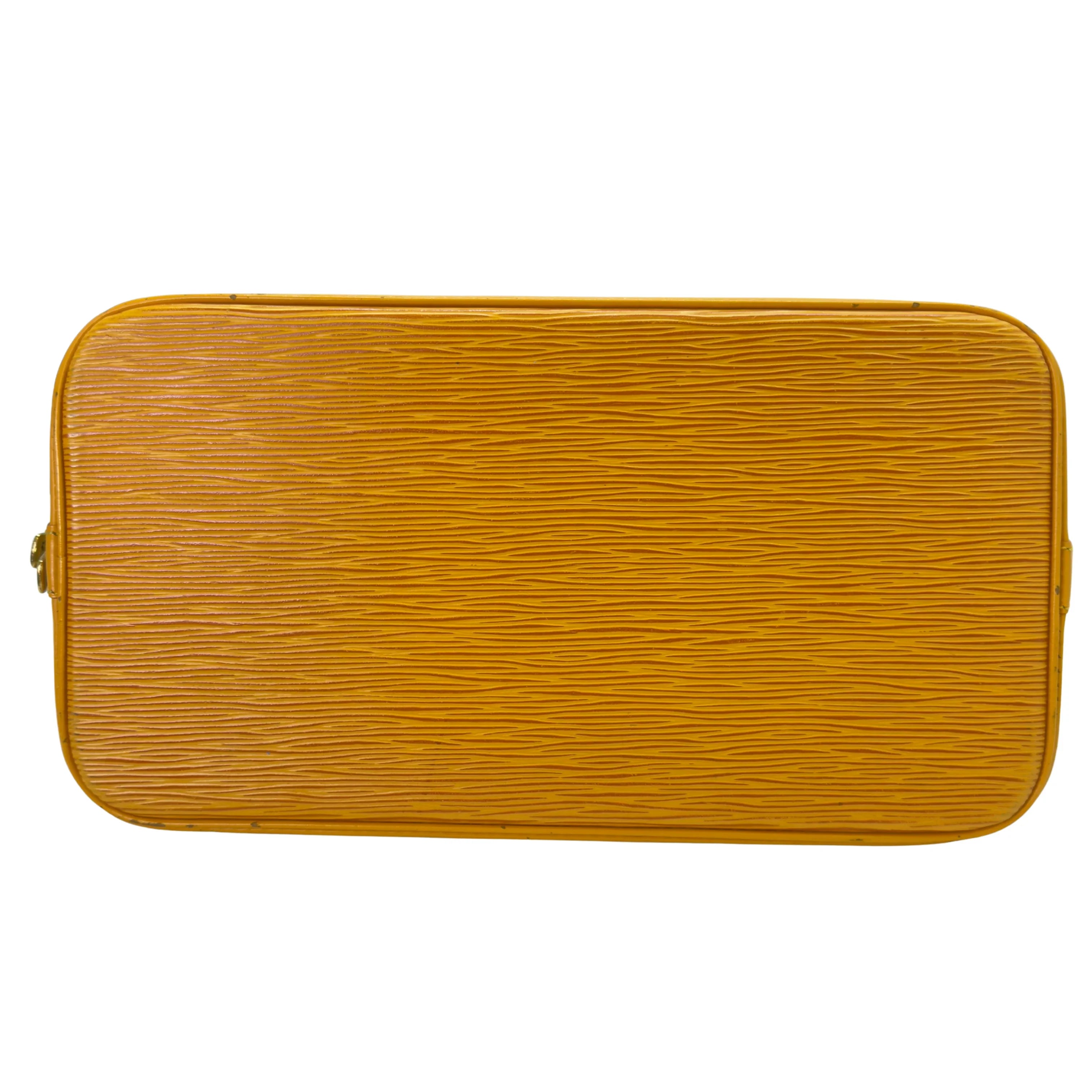 Louis Vuitton Epi Alma Shoulder Bag Yellow - Lost Designer
