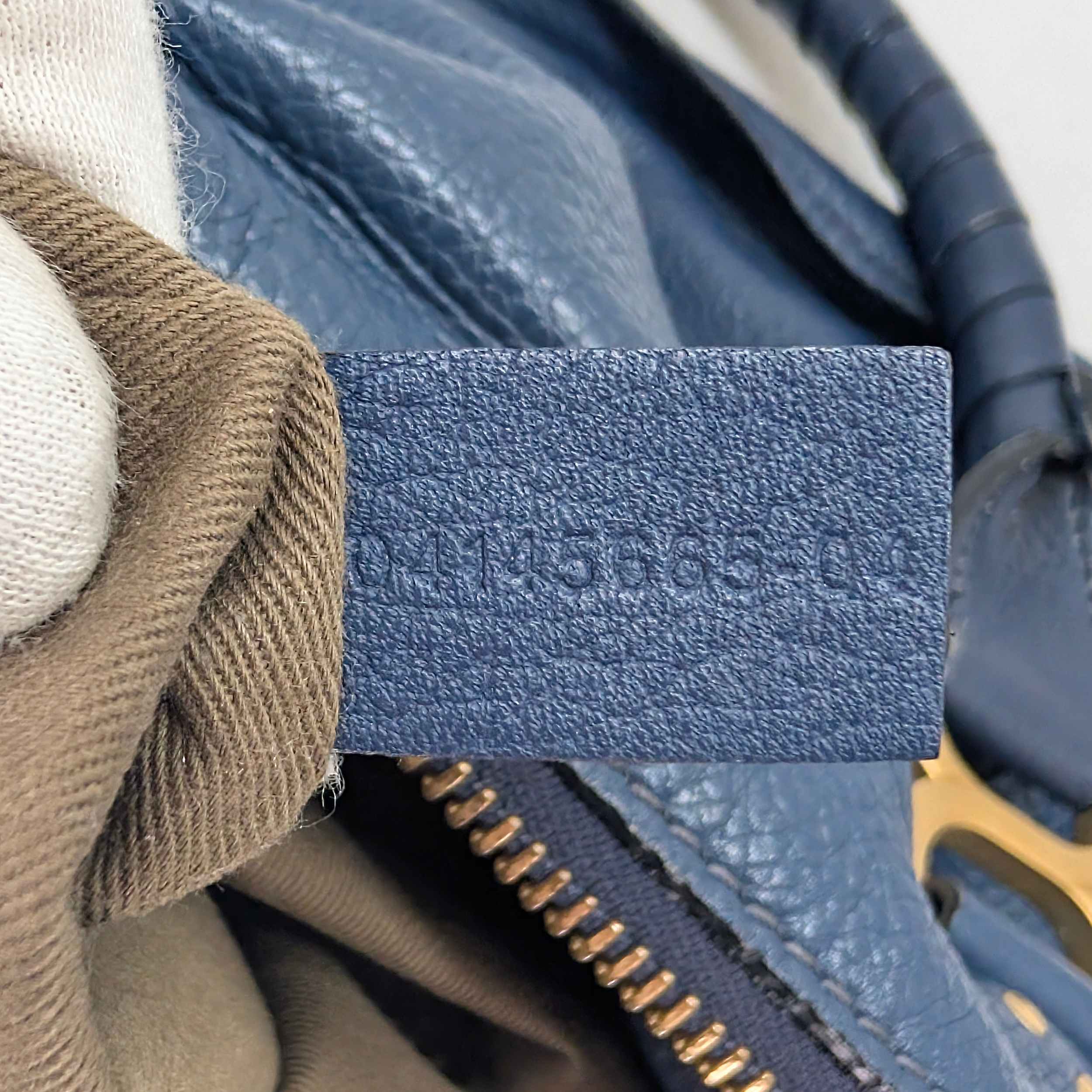 Chloe Marcie Messenger Bag Navy Blue