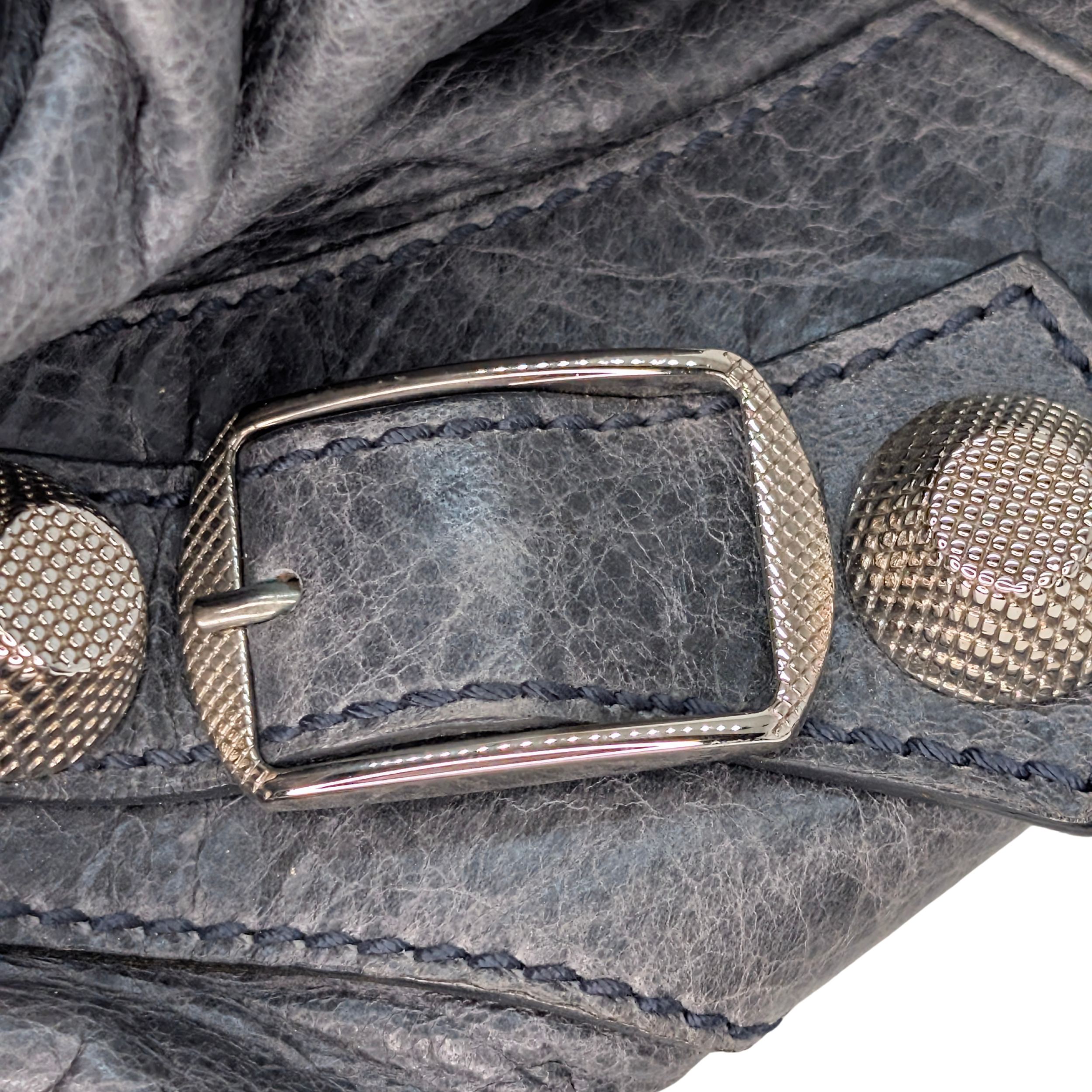 Balenciaga Motorcycle City Bag Grey