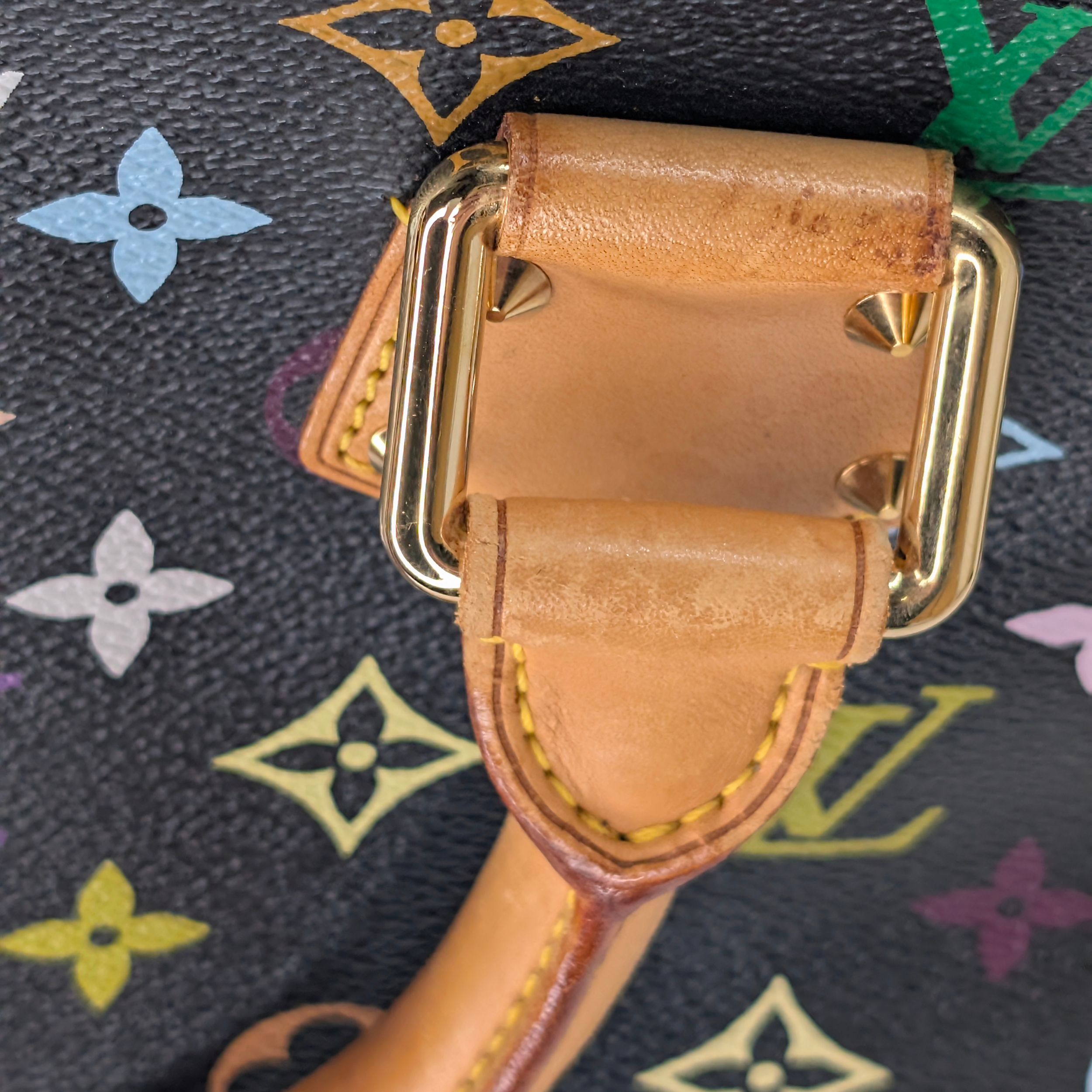 Louis Vuitton Takashi Murakami Alma PM Bag Black Monogram Multicolour