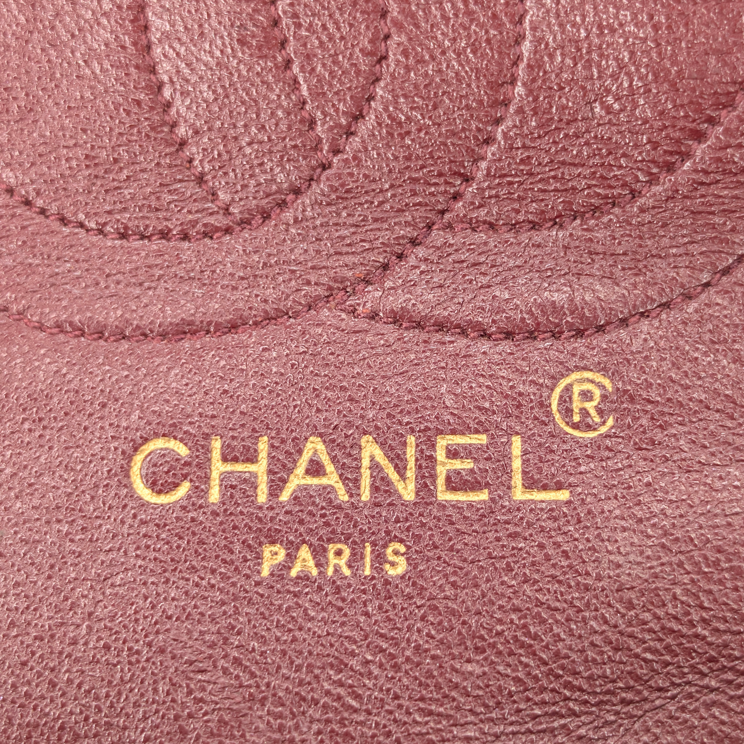 Chanel Vintage Classic Double Flap Medium Bag Black