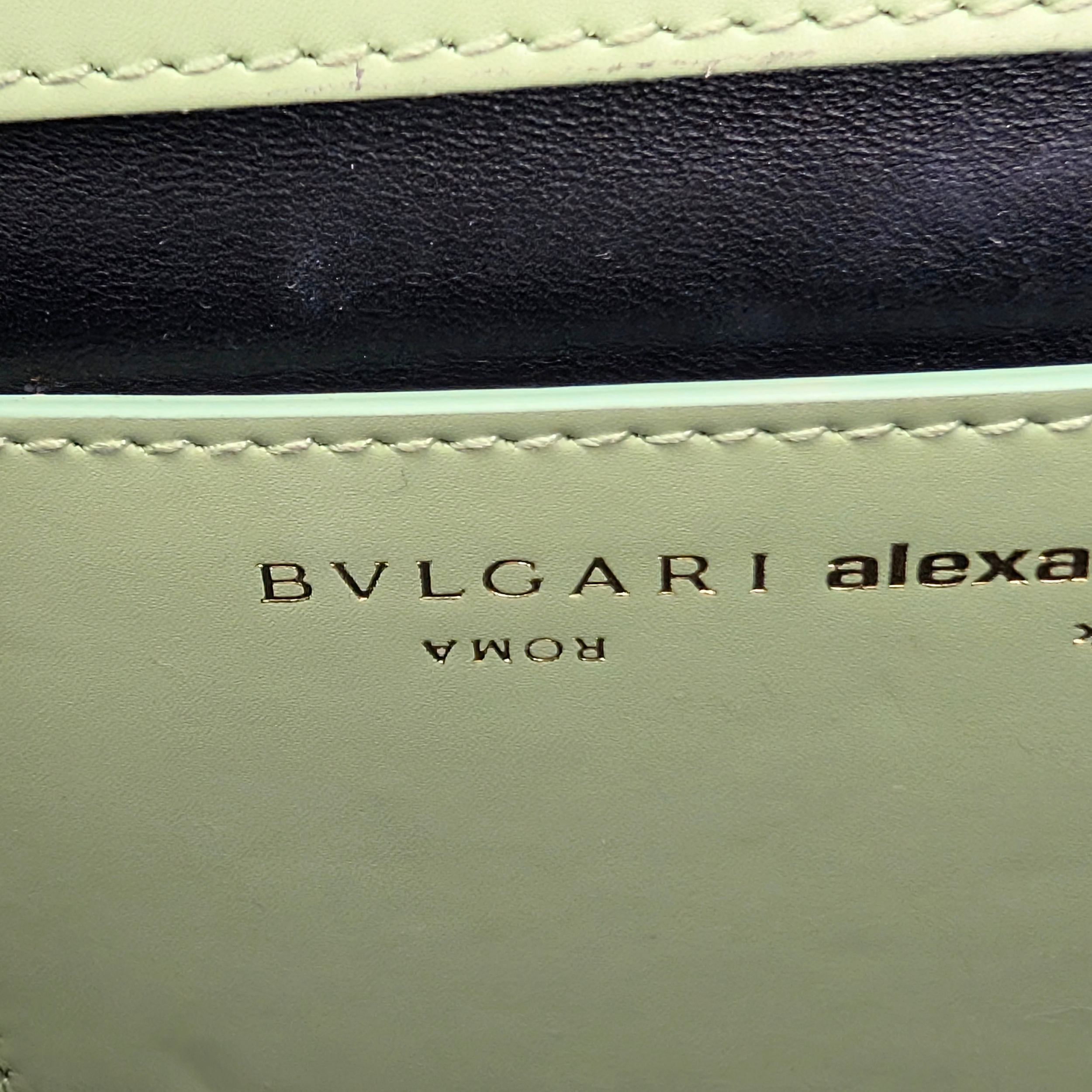 Bvlgari X Alexander Wang Serpenti Bag Sage Green