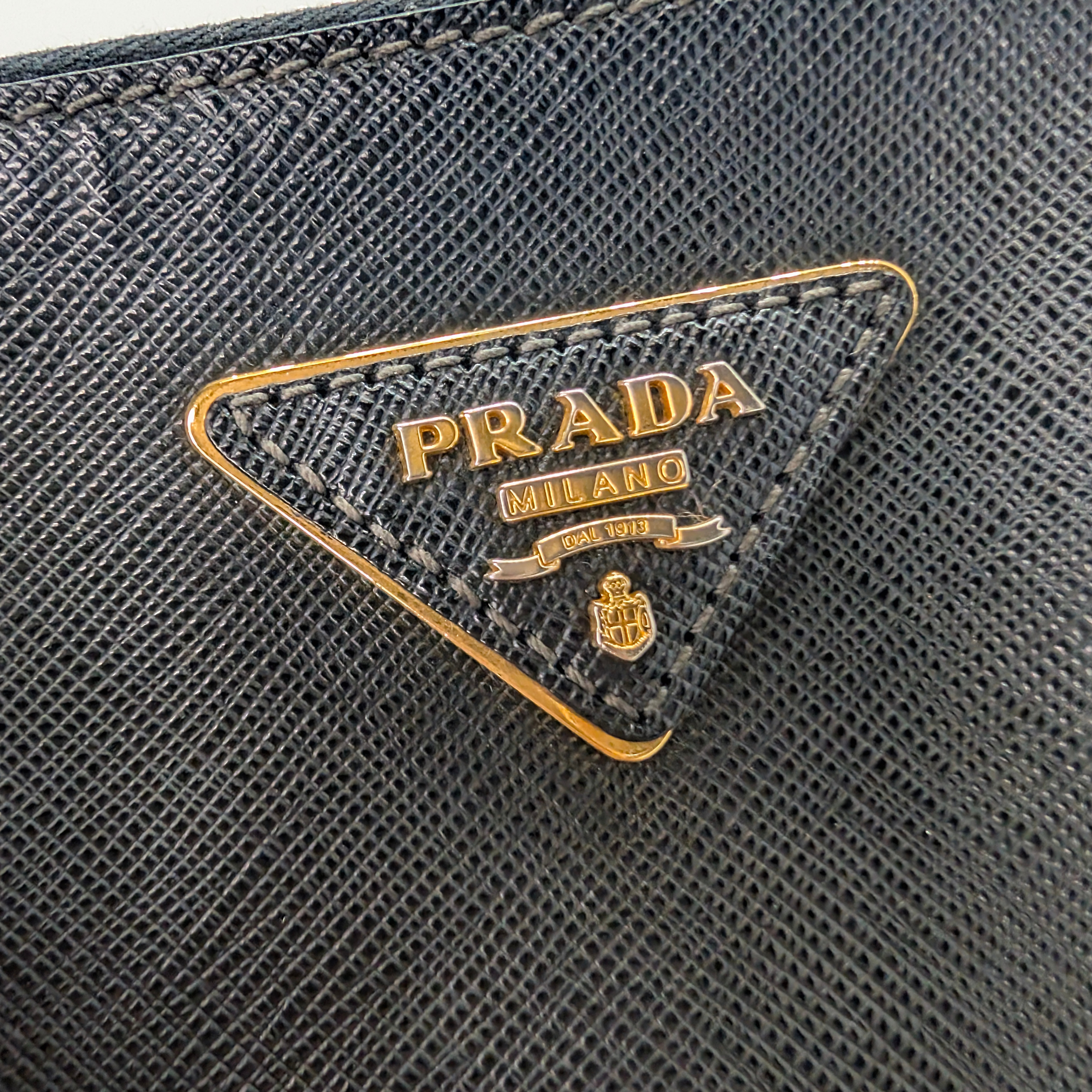 Prada Galleria Large Saffiano Leather Tote Black