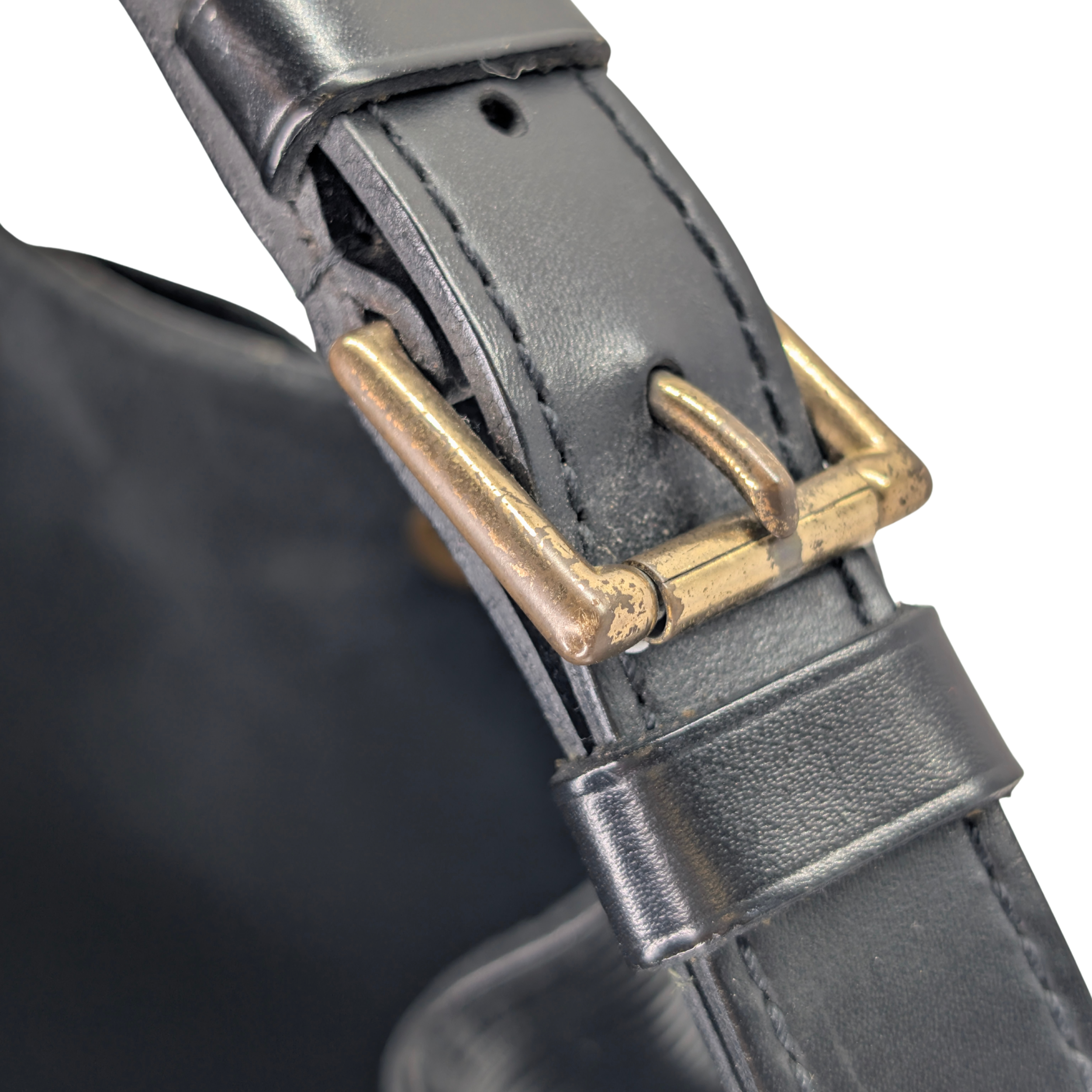 Louis Vuitton Epi Noé Shoulder Bag Black