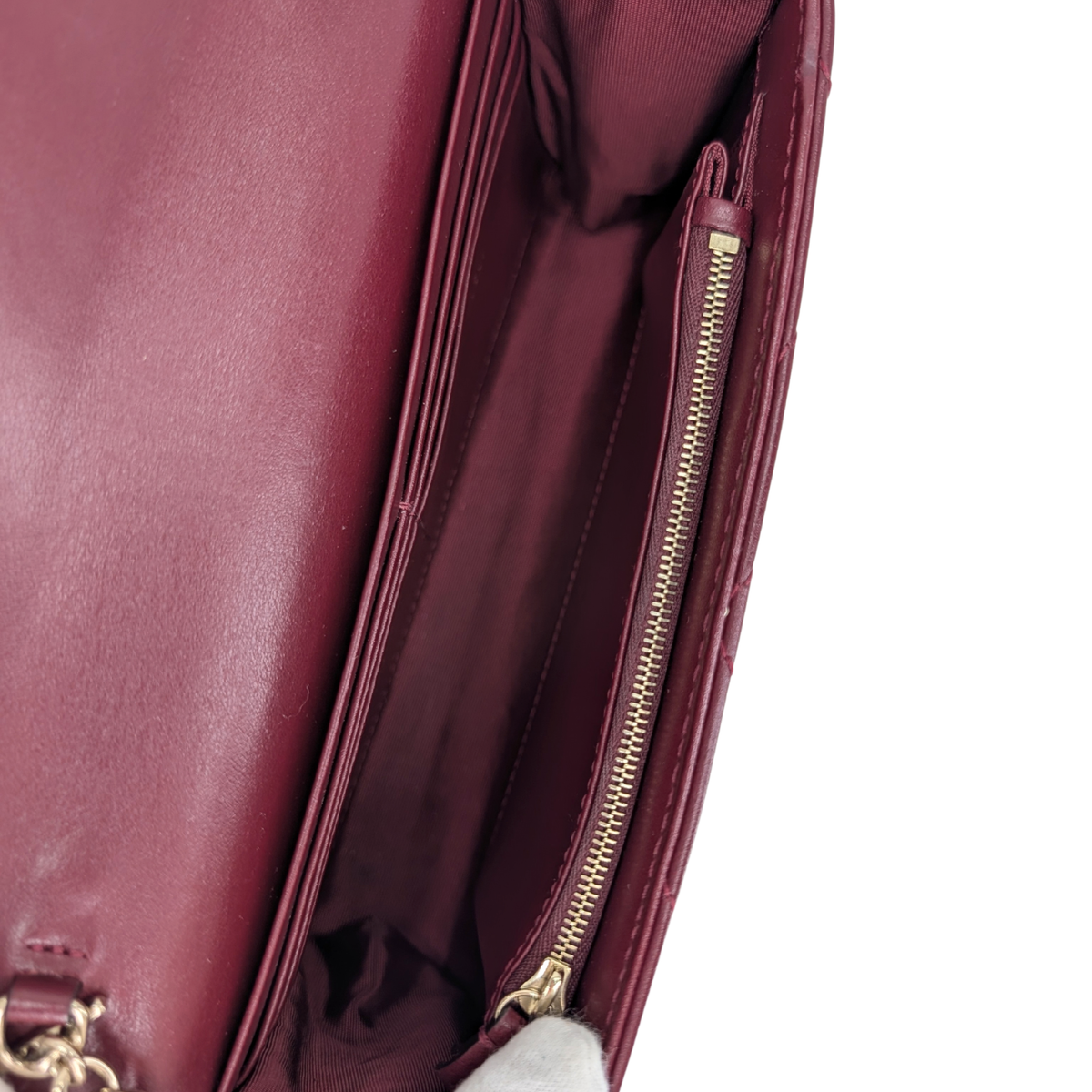 Gucci Marmont Small Wallet on Chain Bag Burgundy